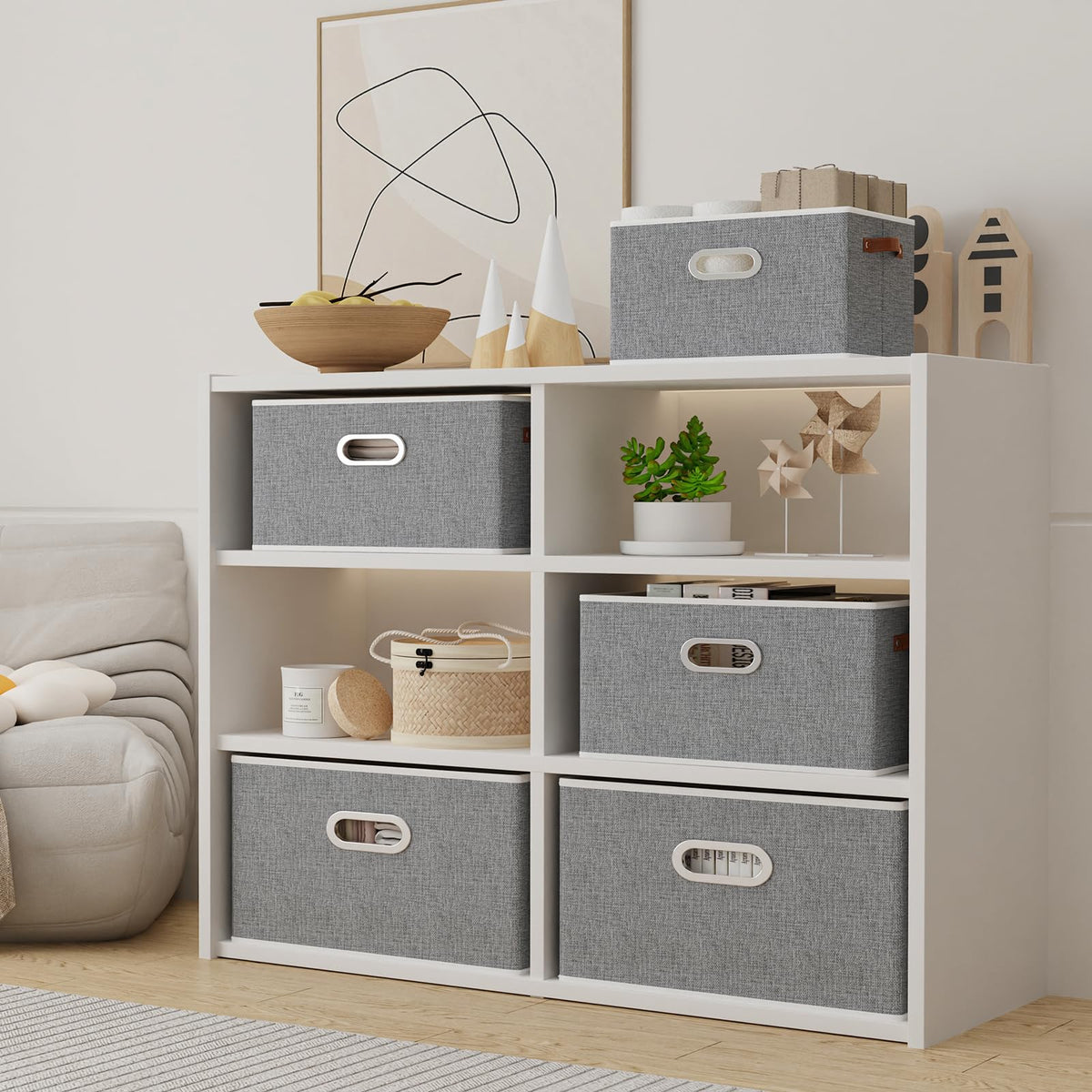 Collapsible Fabric Storage Bins