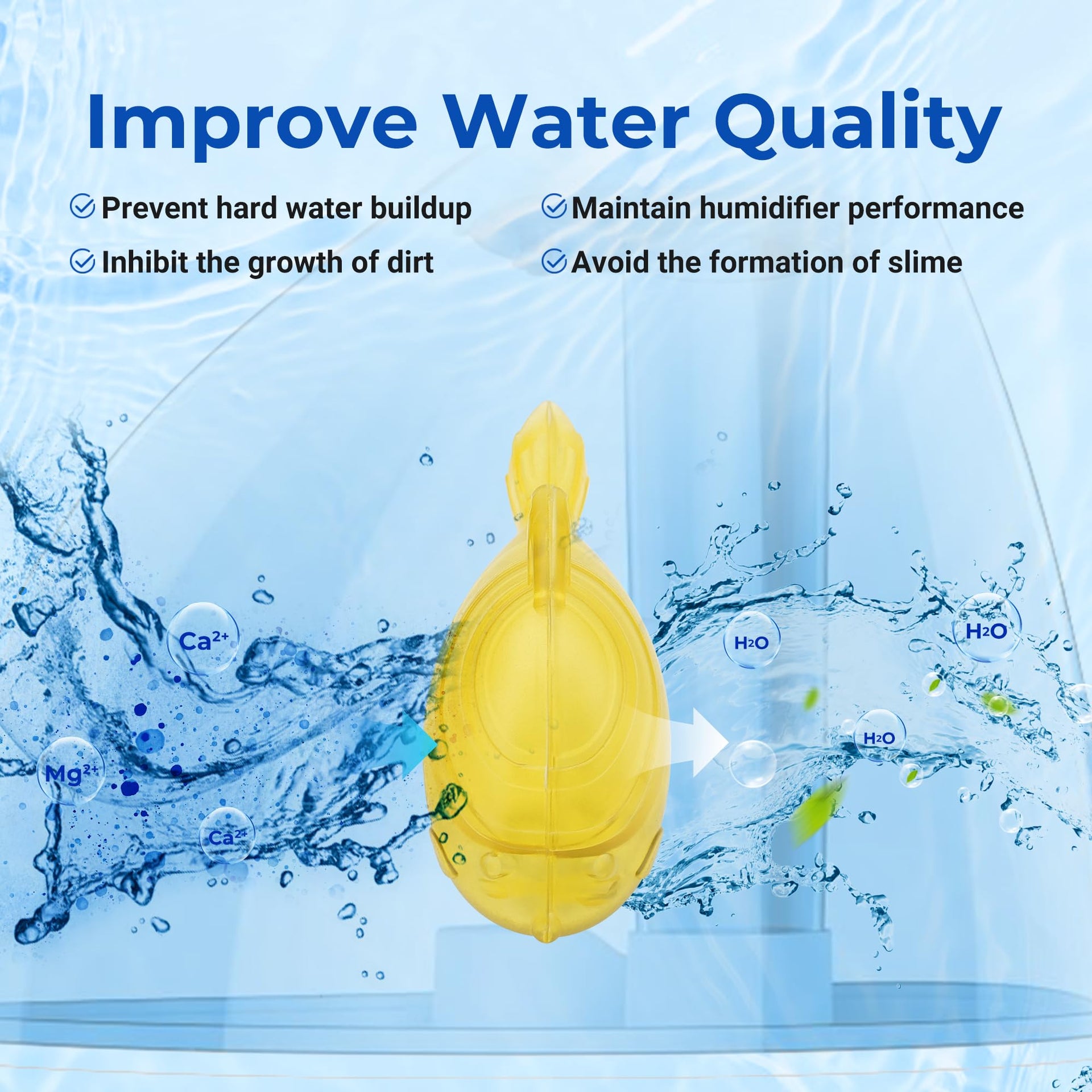 Humidifier Cleaning Fish for Humidifiers and Fish Tanks (6 Count)