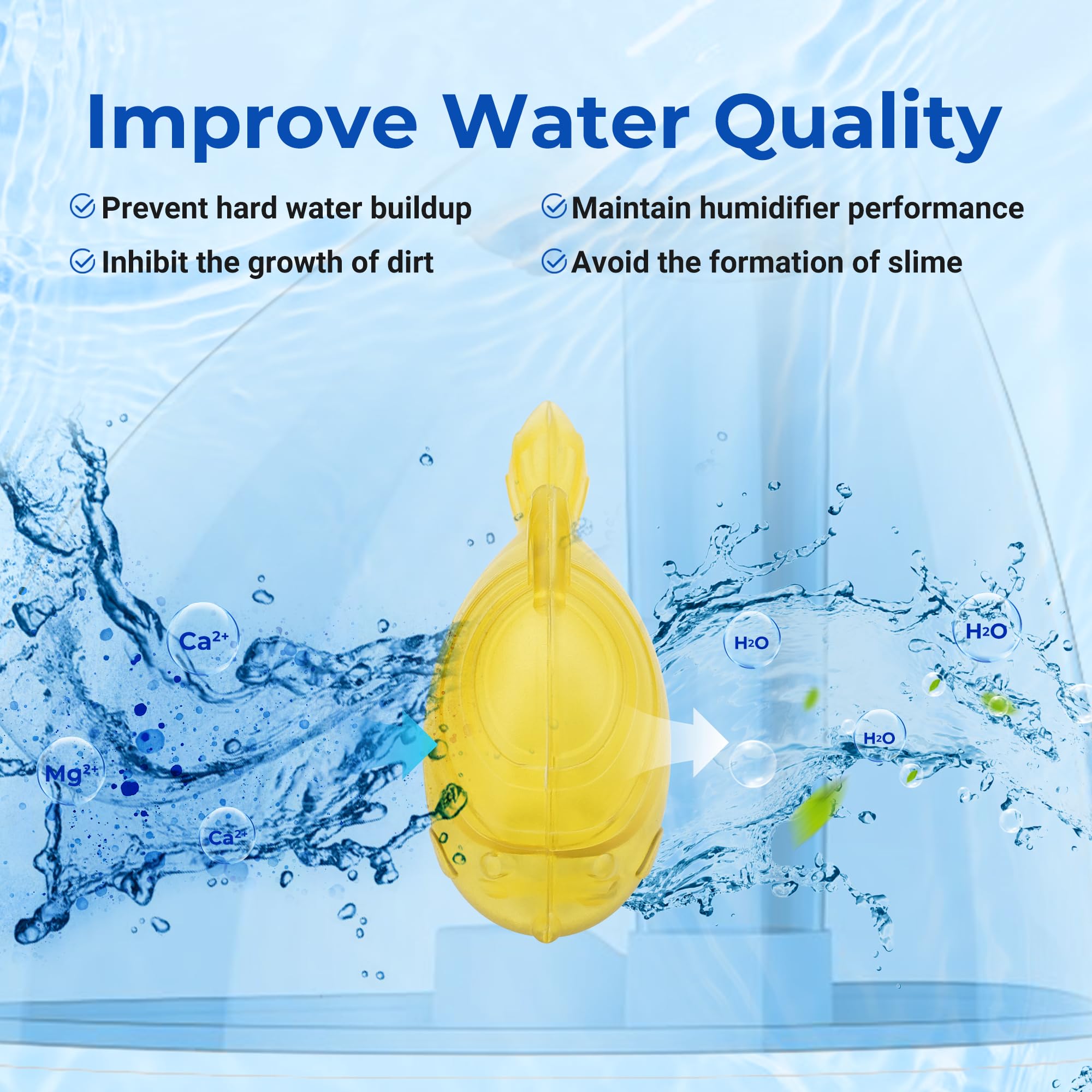 Humidifier Cleaning Fish for Humidifiers and Fish Tanks (12 Count)