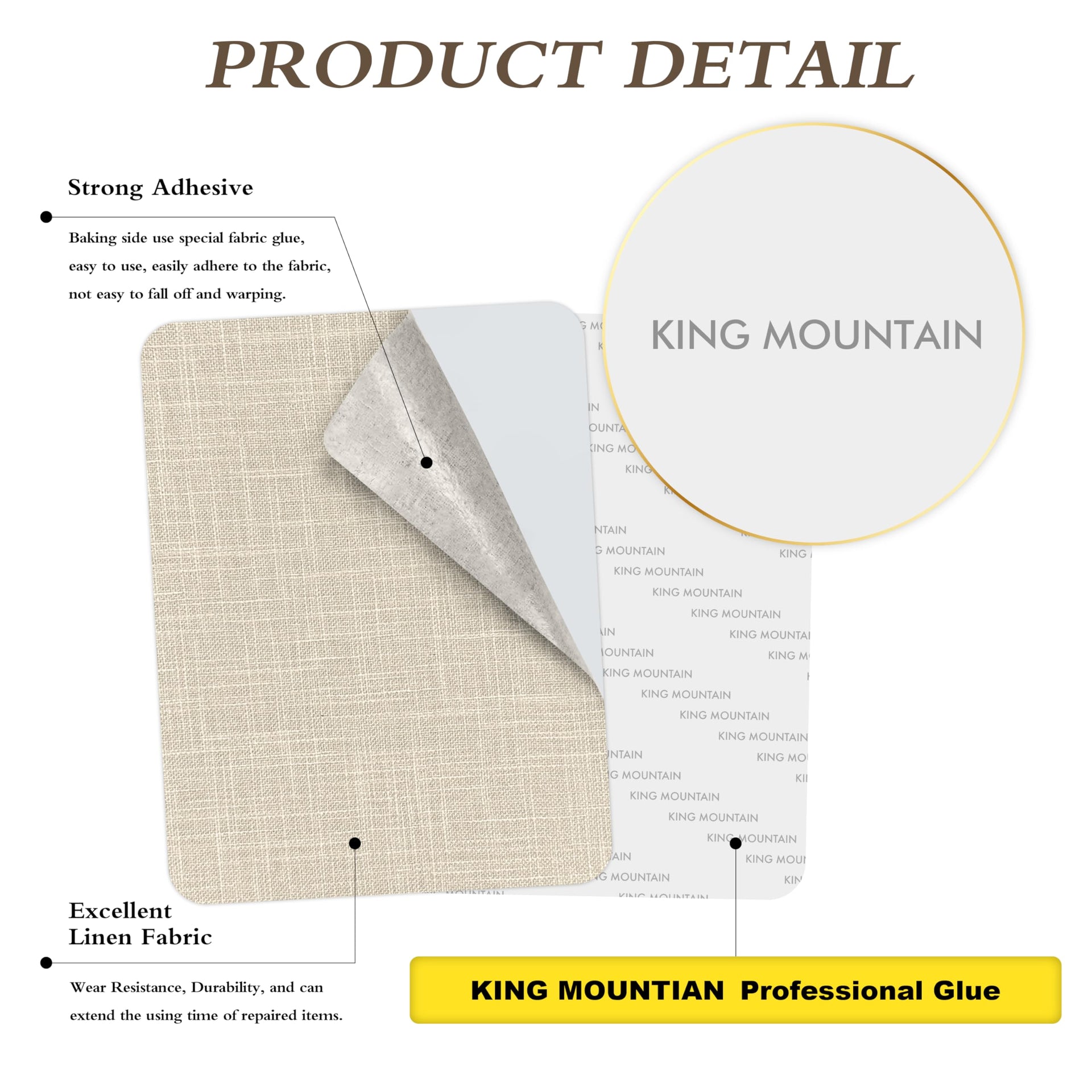 Fine Linen Repair Patches (2 Count)