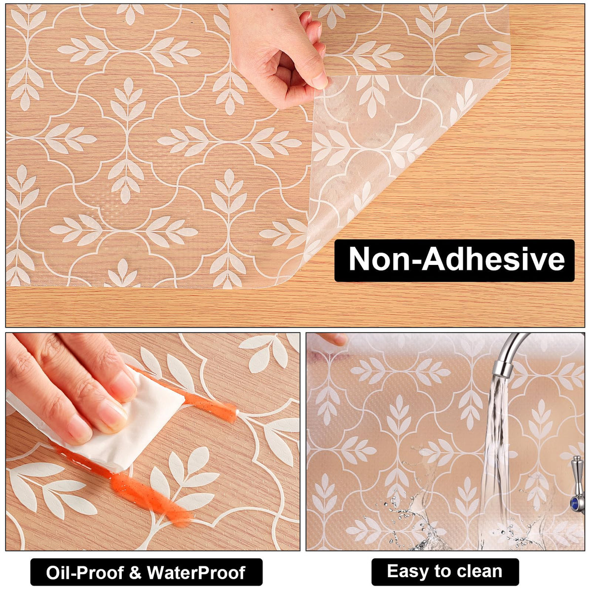 Drawer Liner Shelf Liners for Kitchen Cabinets Refrigerator Liners Waterproof & Oil