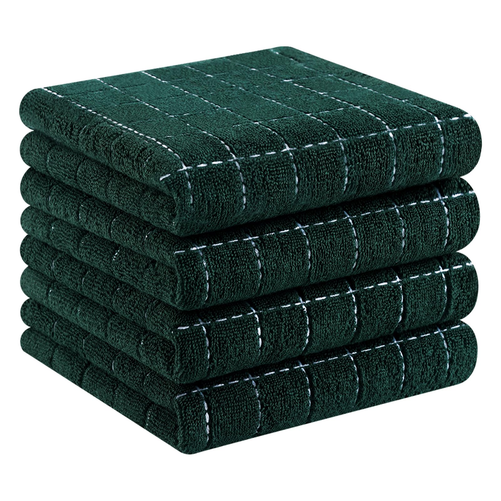 100% Cotton Terry Kitchen Towels (4 Count)