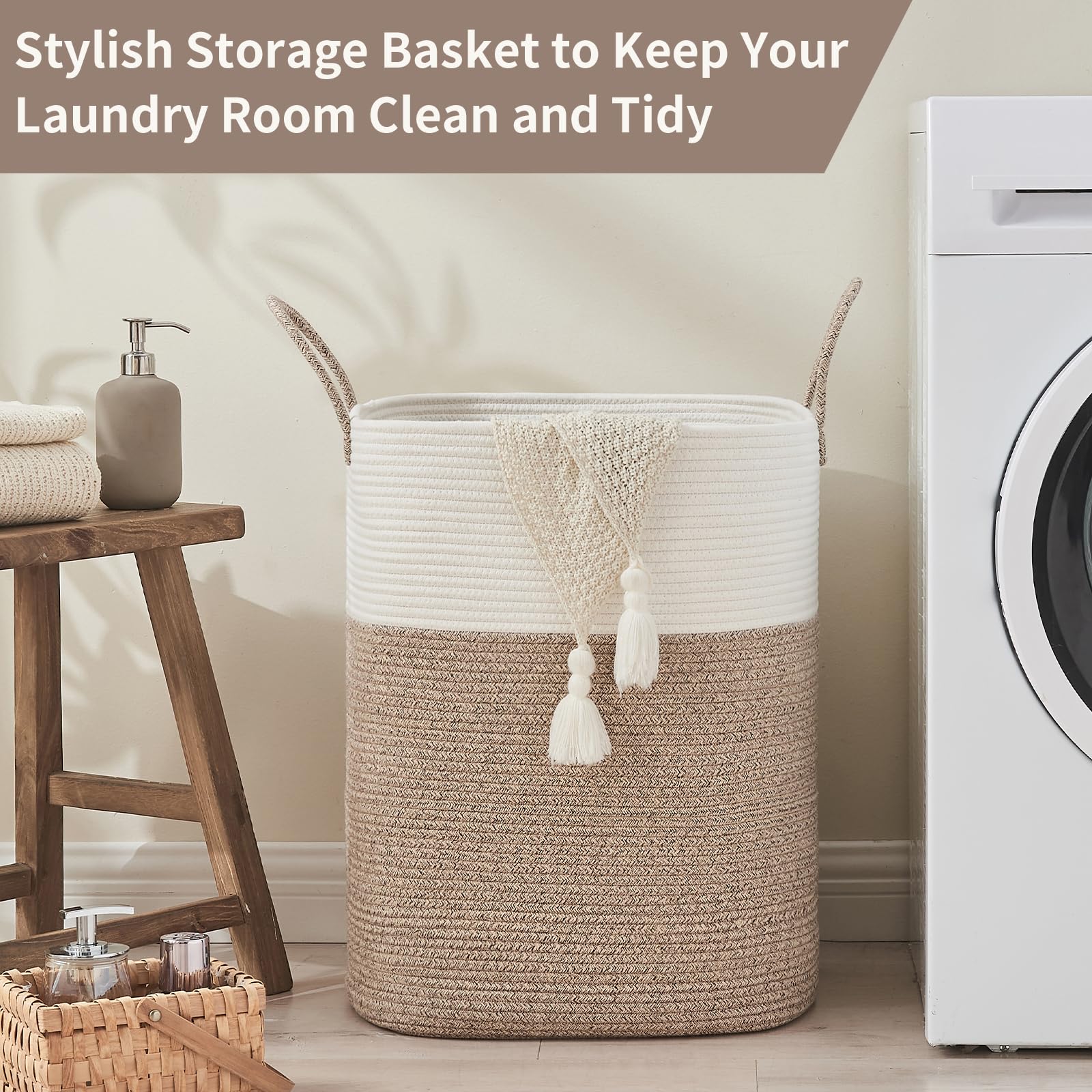 Laundry Basket with Handles