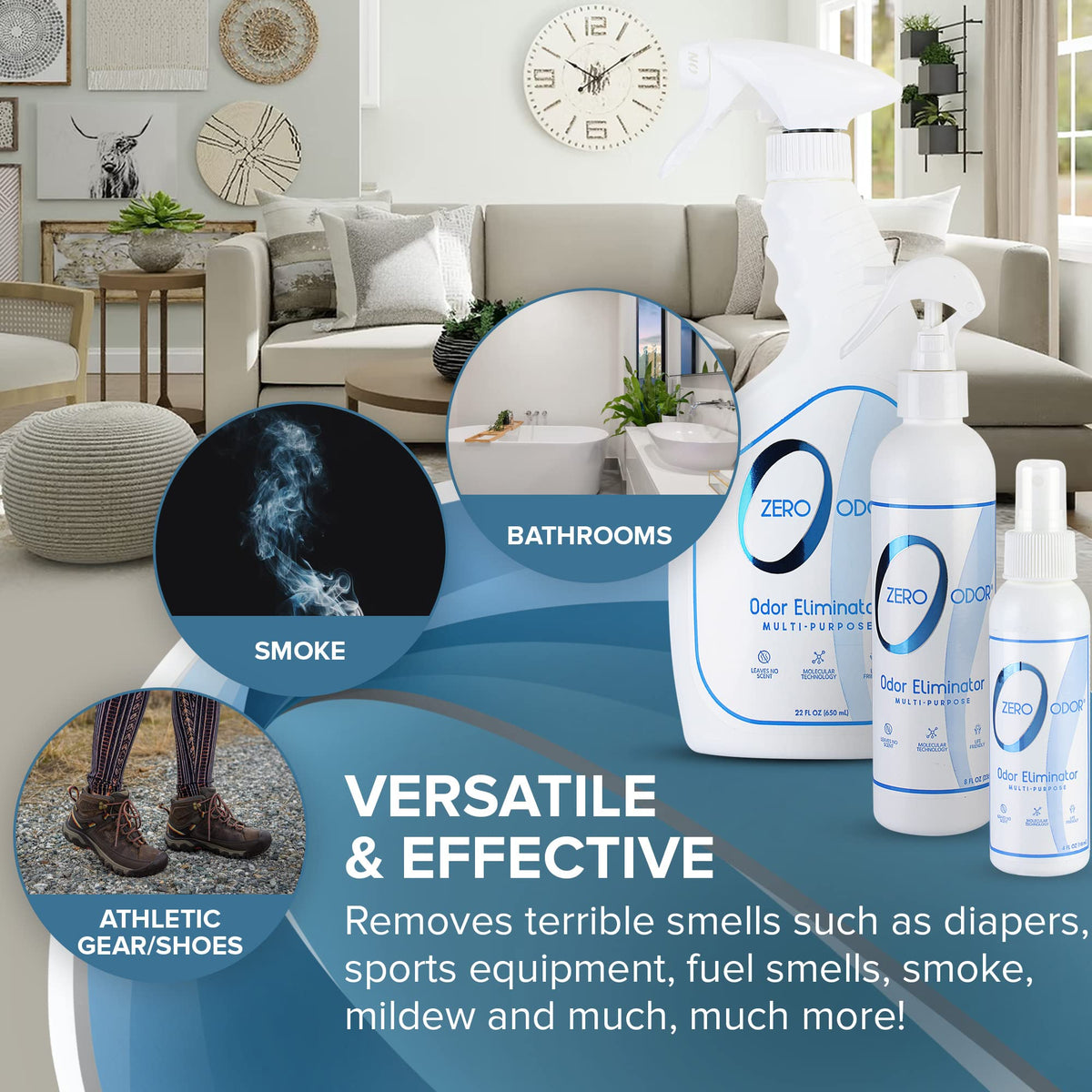 Multi Purpose Strong Odor Eliminator for Home