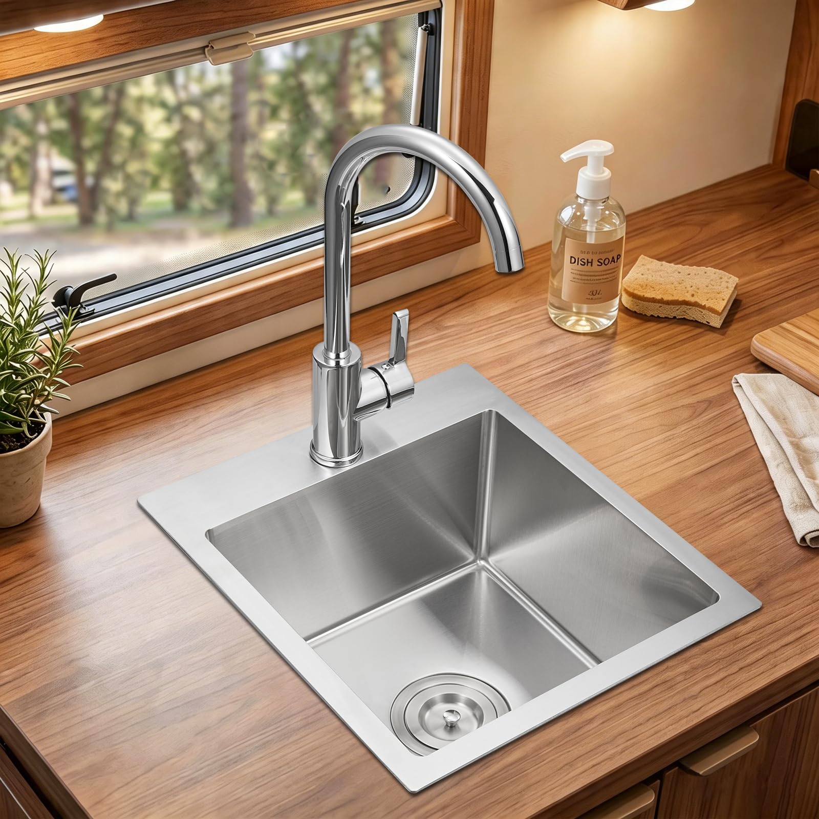 15 inch Bar Sink Drop in