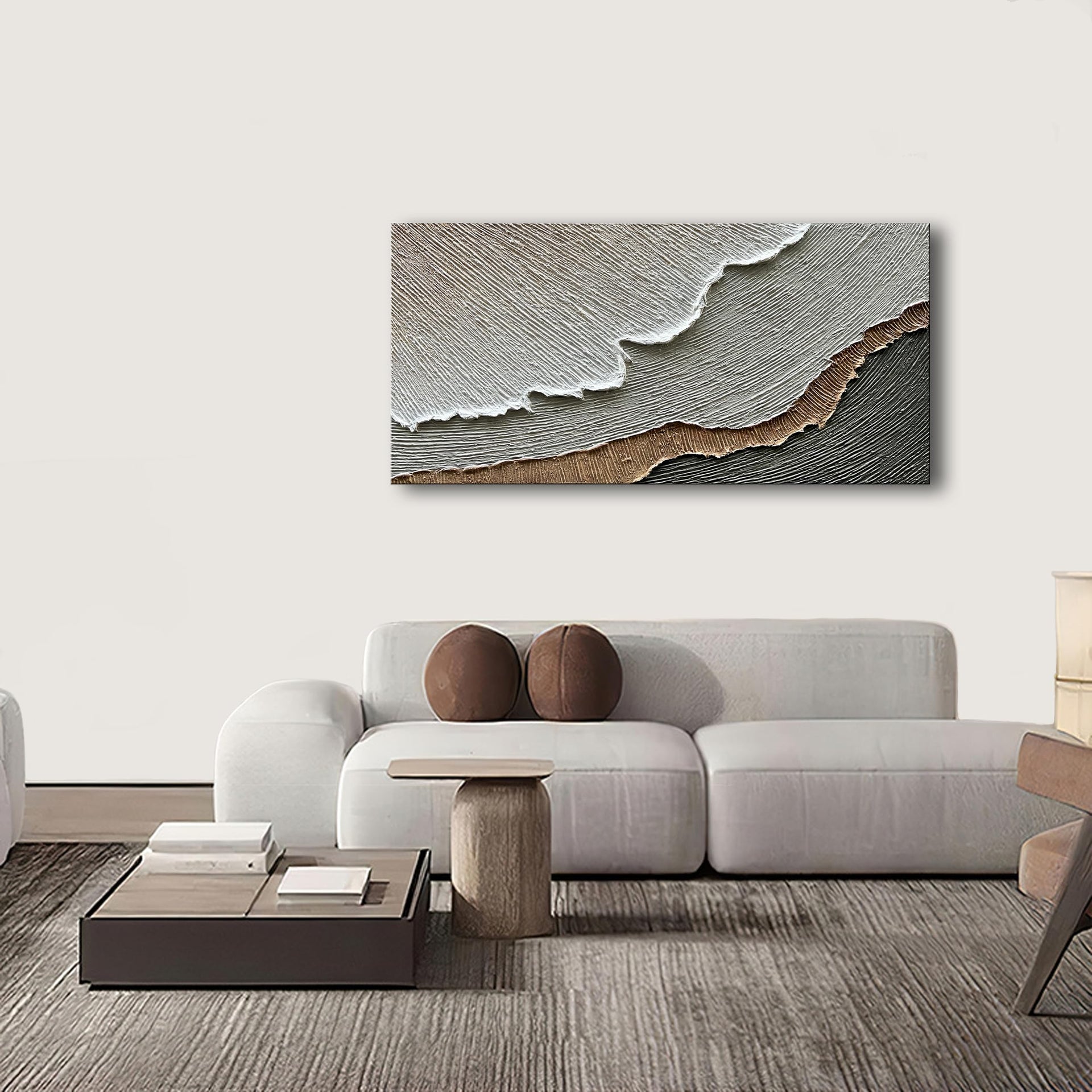 Thick Texture Abstract Oil Painting Hand