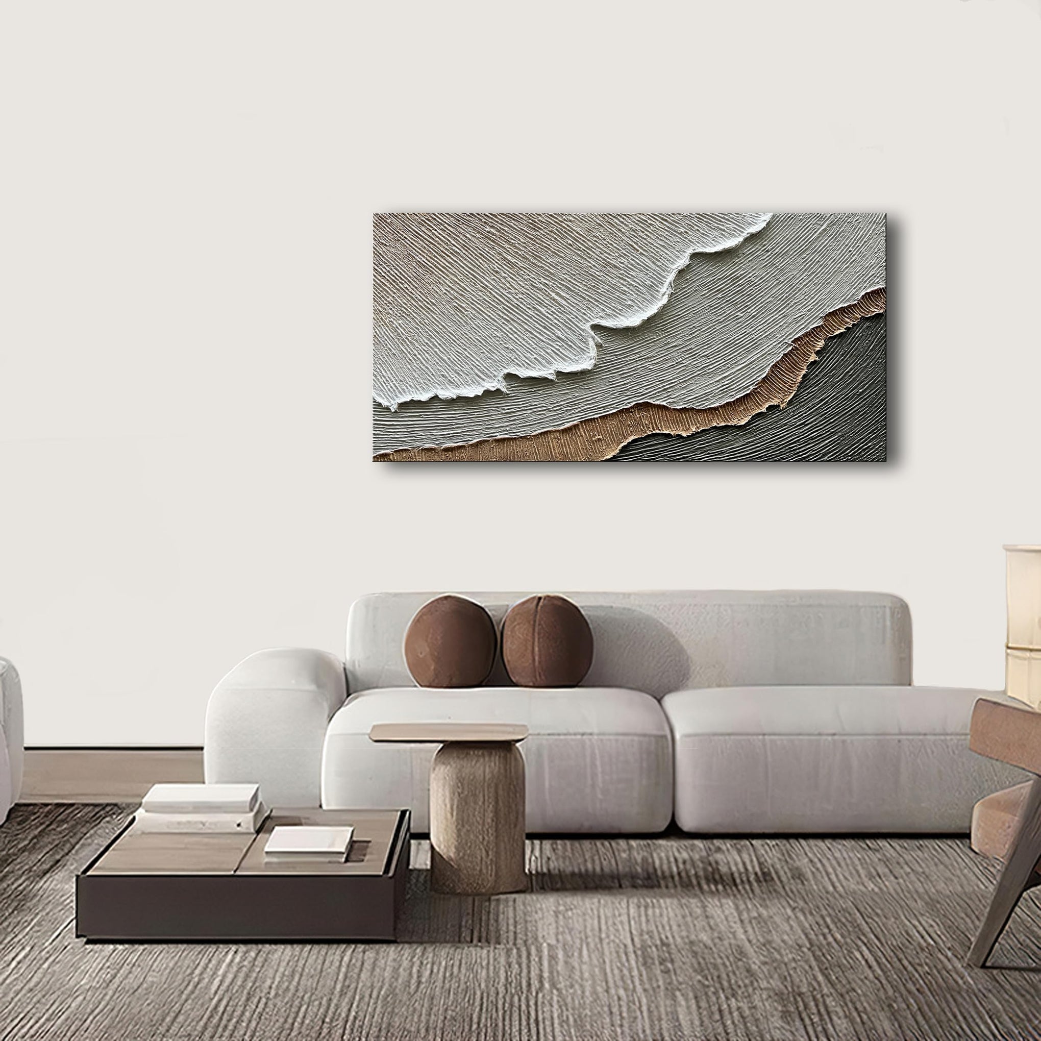 Thick Texture Abstract Oil Painting Hand