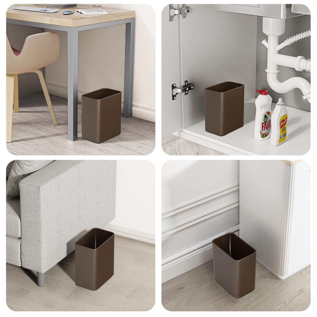 Small Bathroom Trash Can