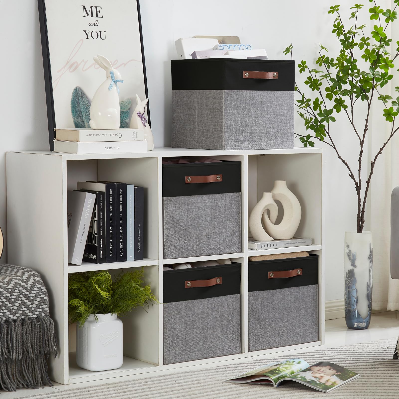 13x15x13 Storage Cube Bins (4 Count)