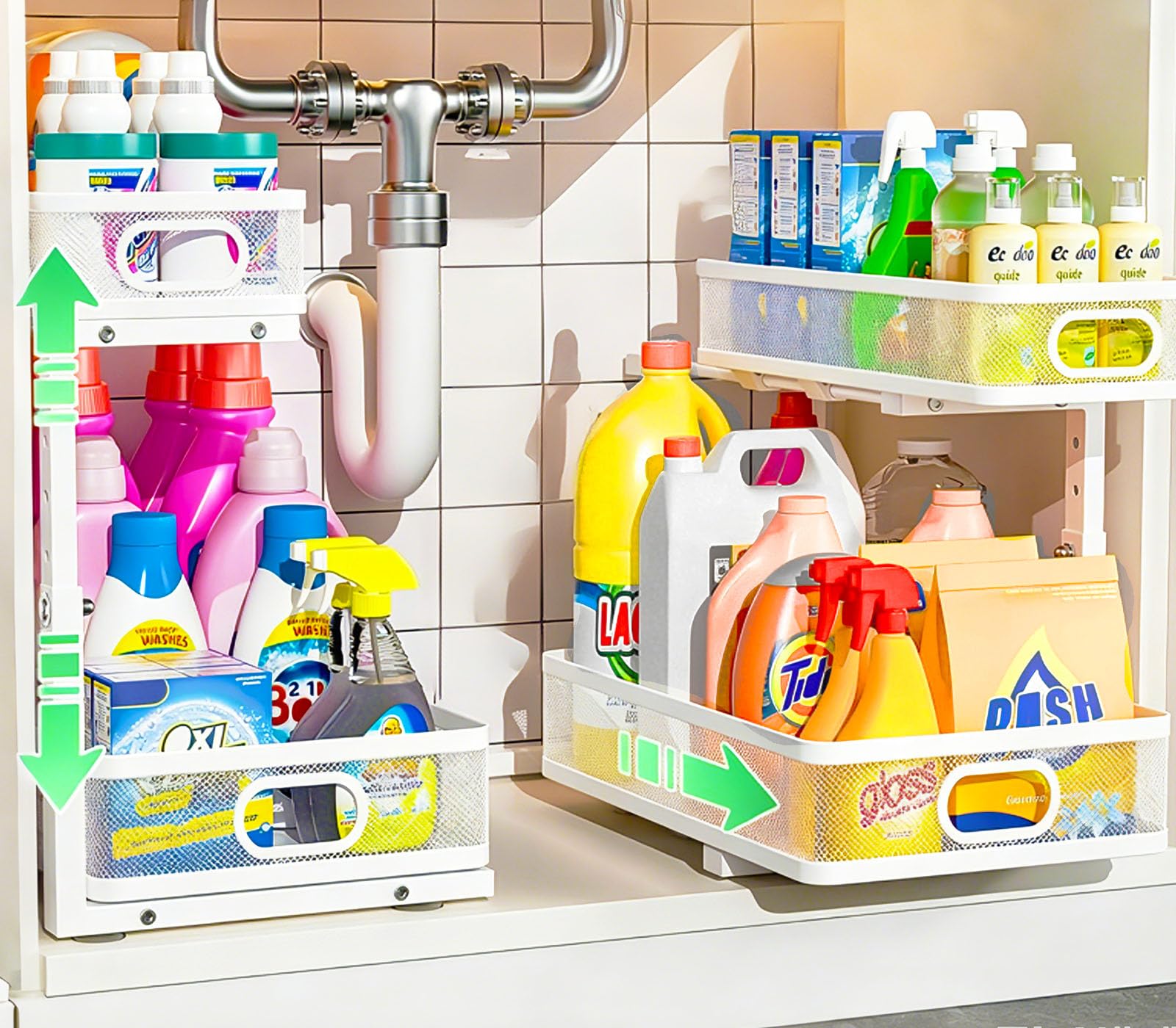Under Sink Organizer 2 Pack