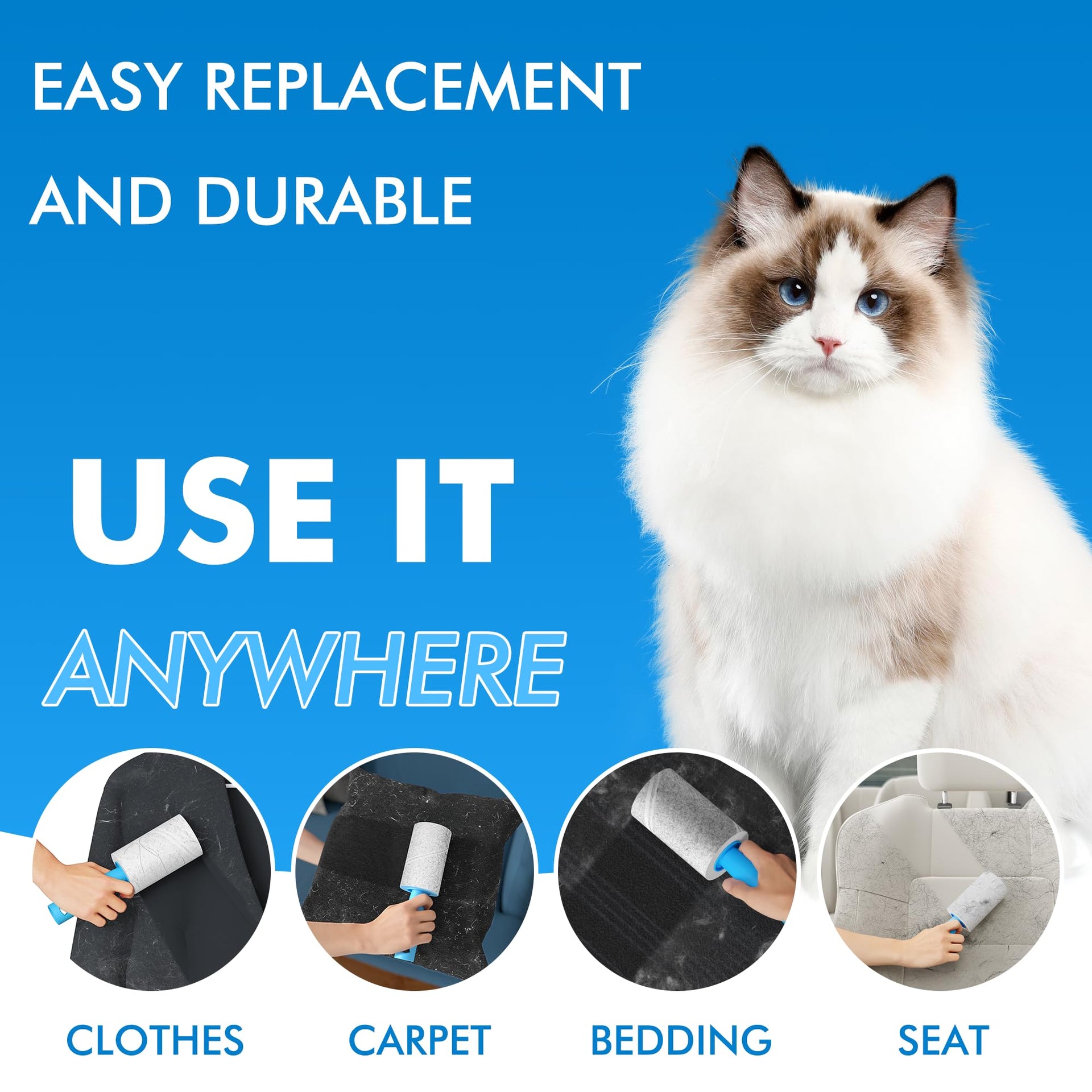 Extra Sticky Lint Roller Refills Only