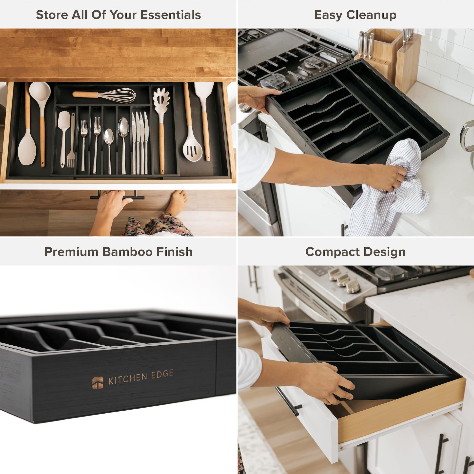Silverware & Utensil Drawer Organizer