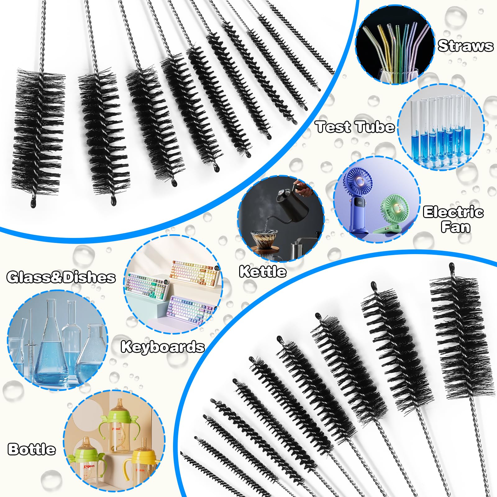 11 Pcs Cleaning Brushes Set (11 Count)