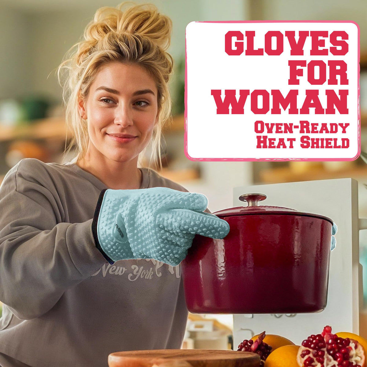 Silicone Smoker BBQ Gloves (2 Count)