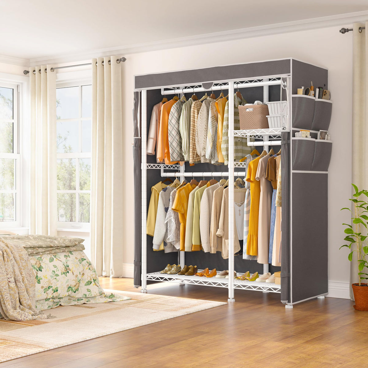 Clothes Rack with Cover
