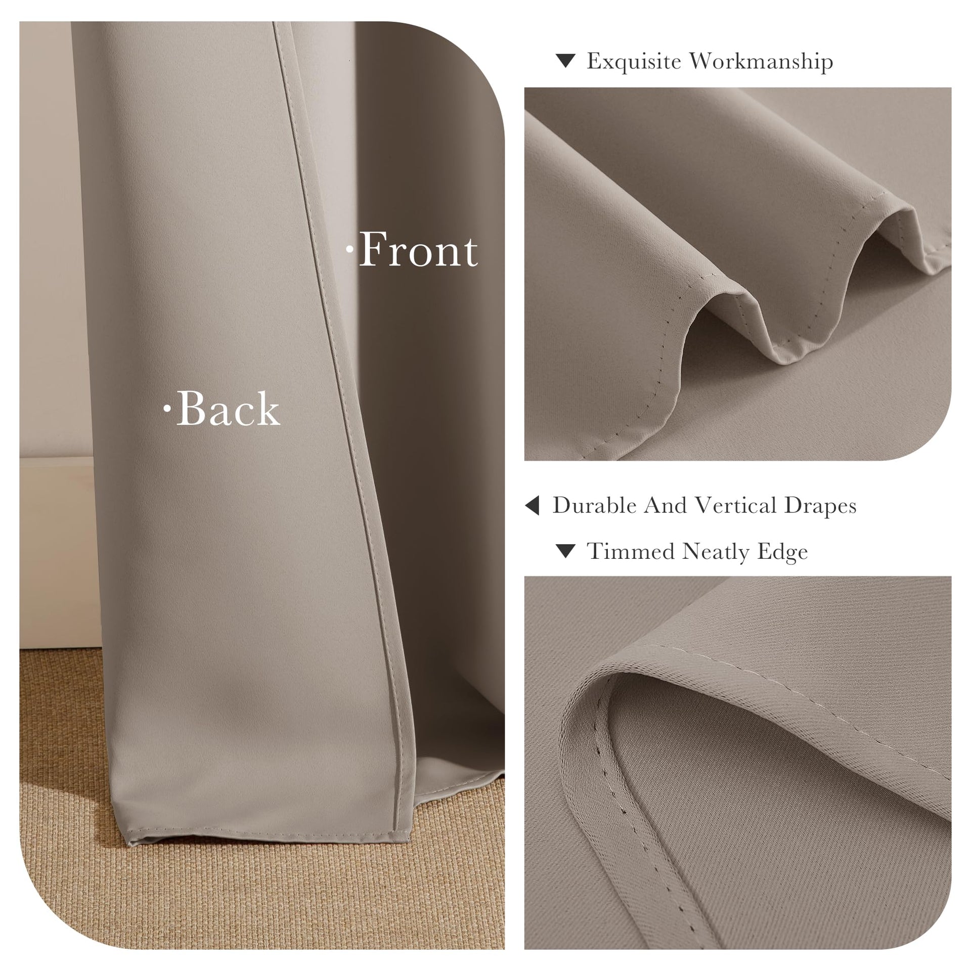 Blackout Curtains for RV Camper Windows (2 Count)
