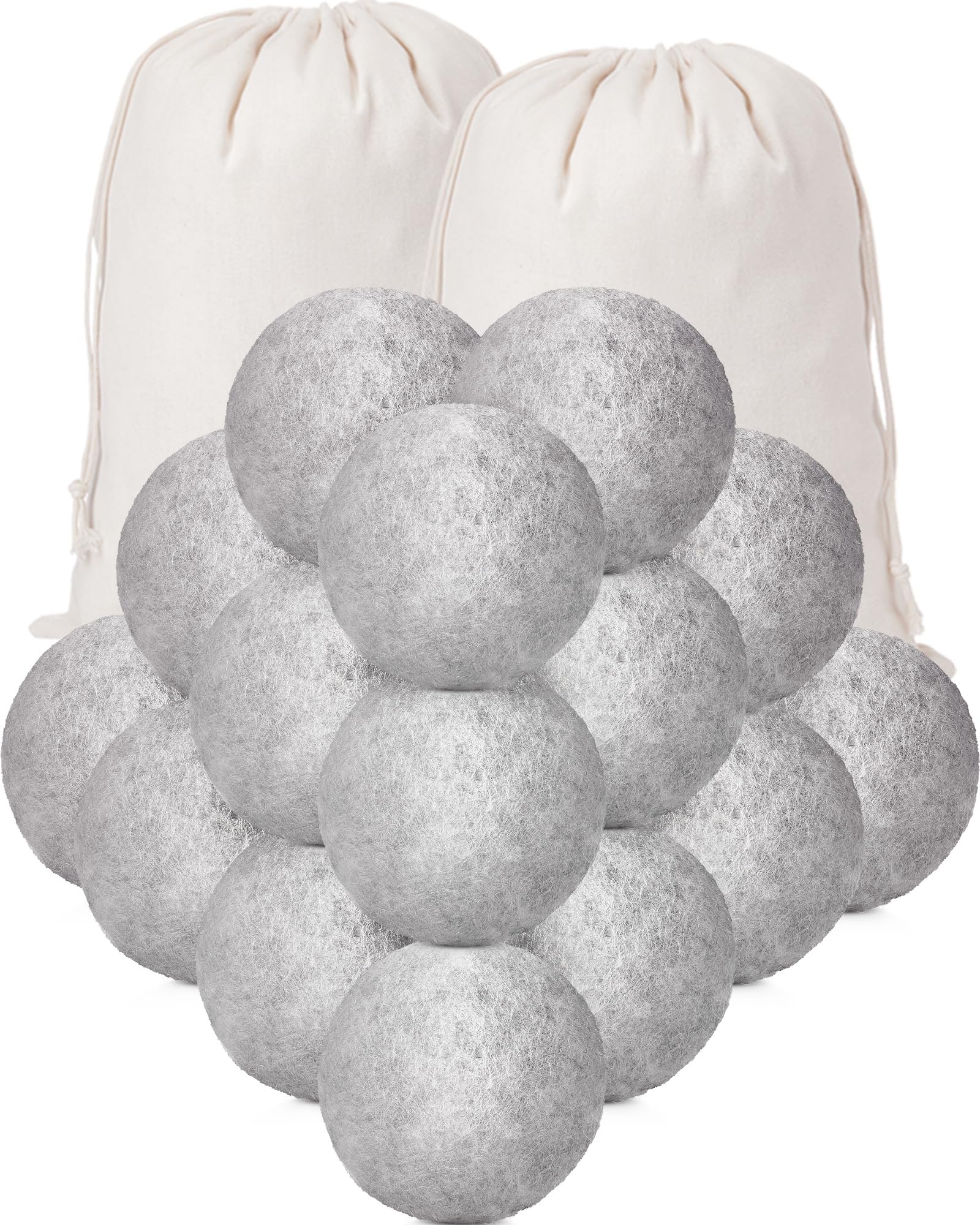 26 Pieces Wool Dryer Balls Set