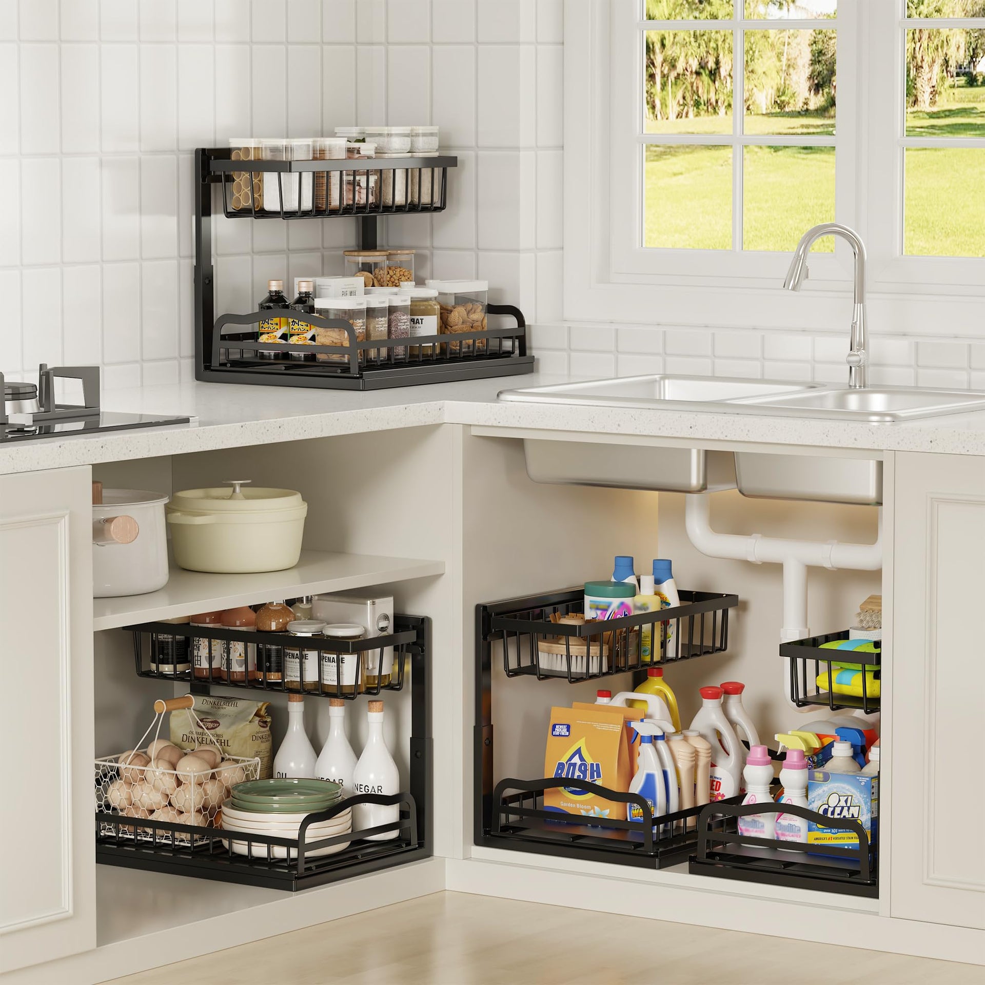2 Pack Under Sink Organizer (2 Count)