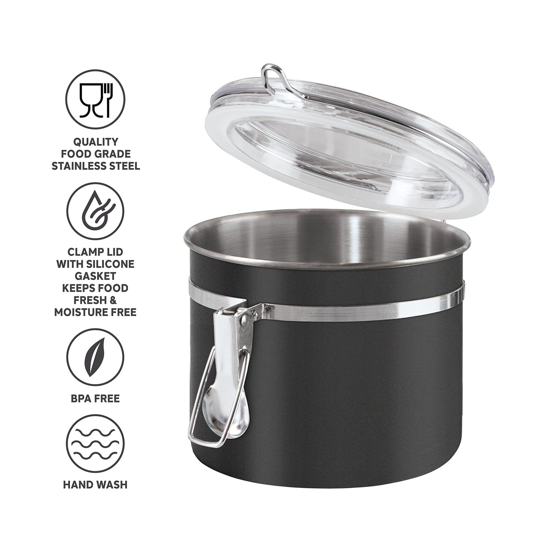 Stainless Steel Kitchen Canister 26 fl oz