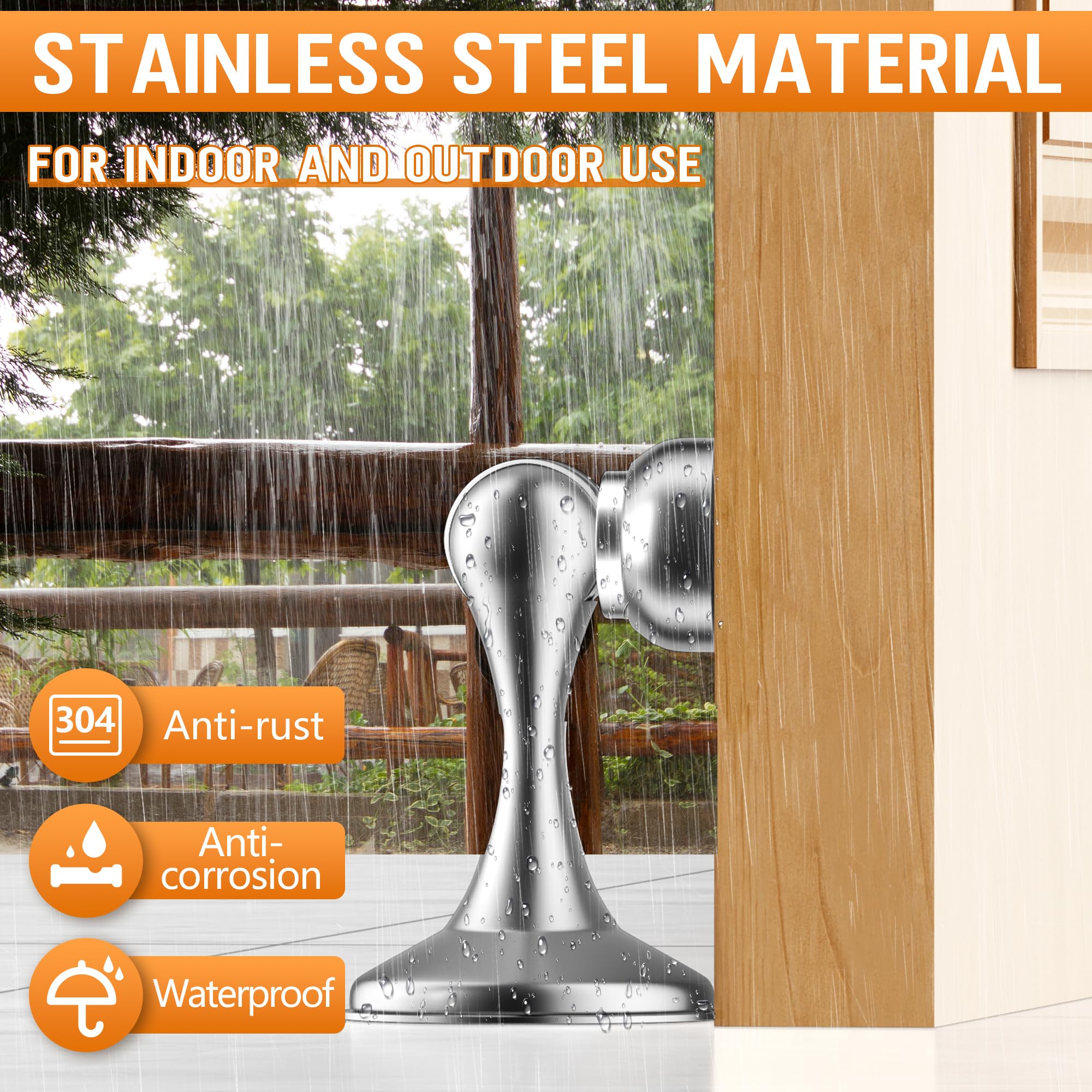 Magnetic Door Stoppers (4 Count)