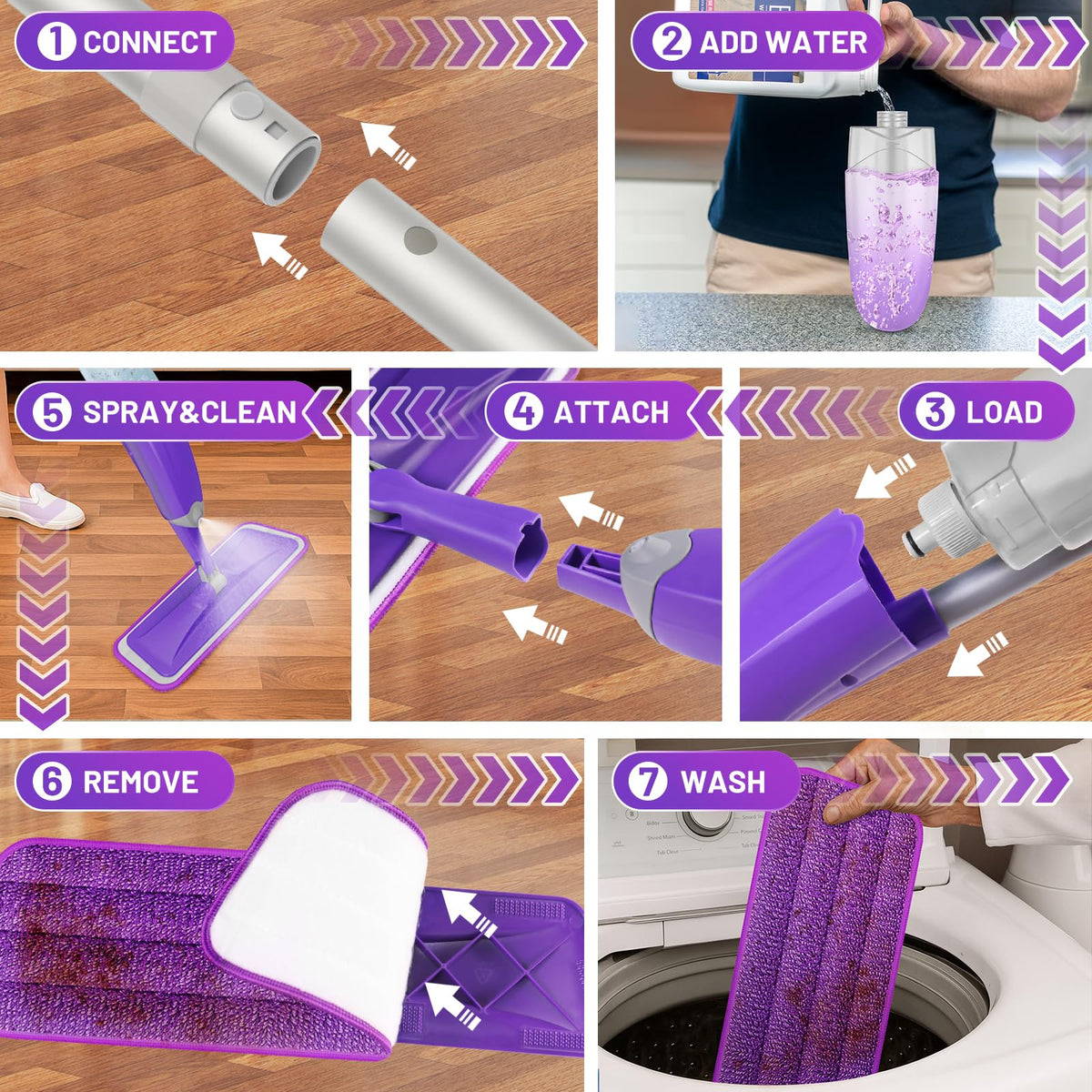 Spray Mops for Floor Cleaning