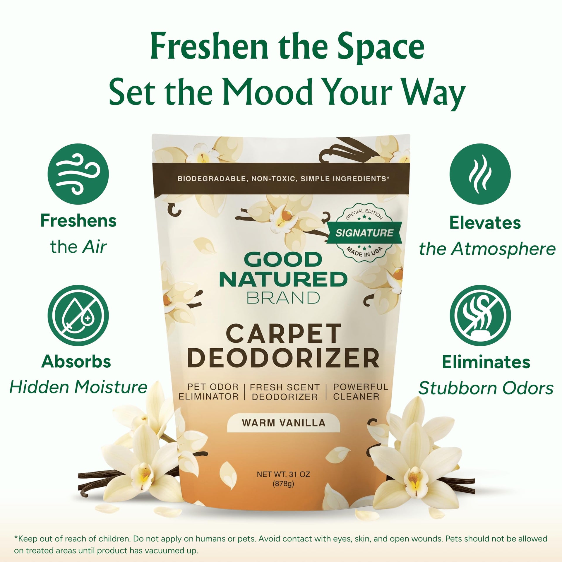 Carpet Freshener & Deodorizer Powder (31 Ounce)