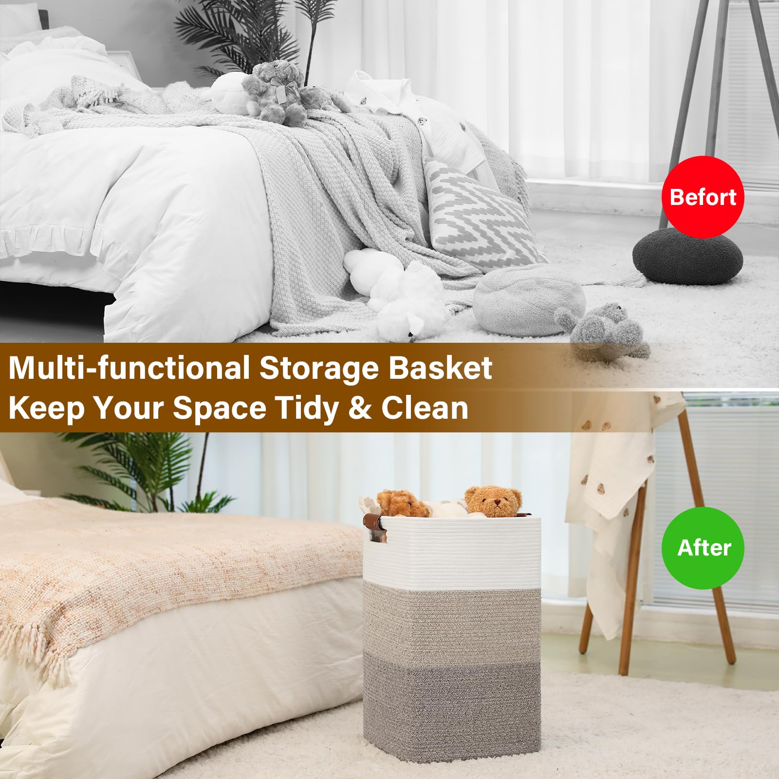 Laundry Hamper 96L Extra Large Laundry Basket