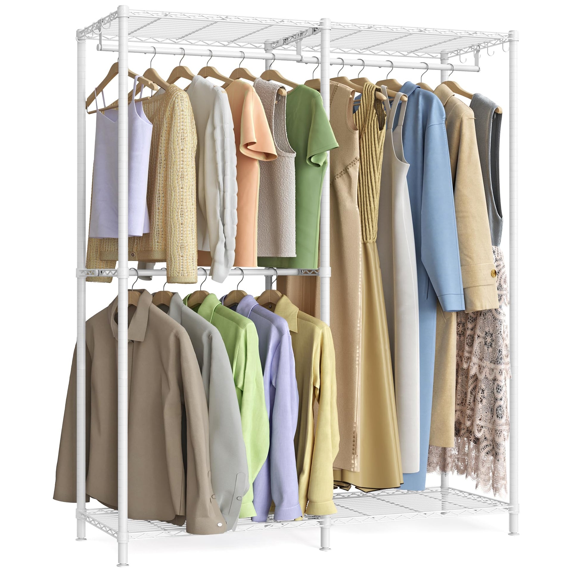 Clothes Rack Freestanding Wardrobe Closet