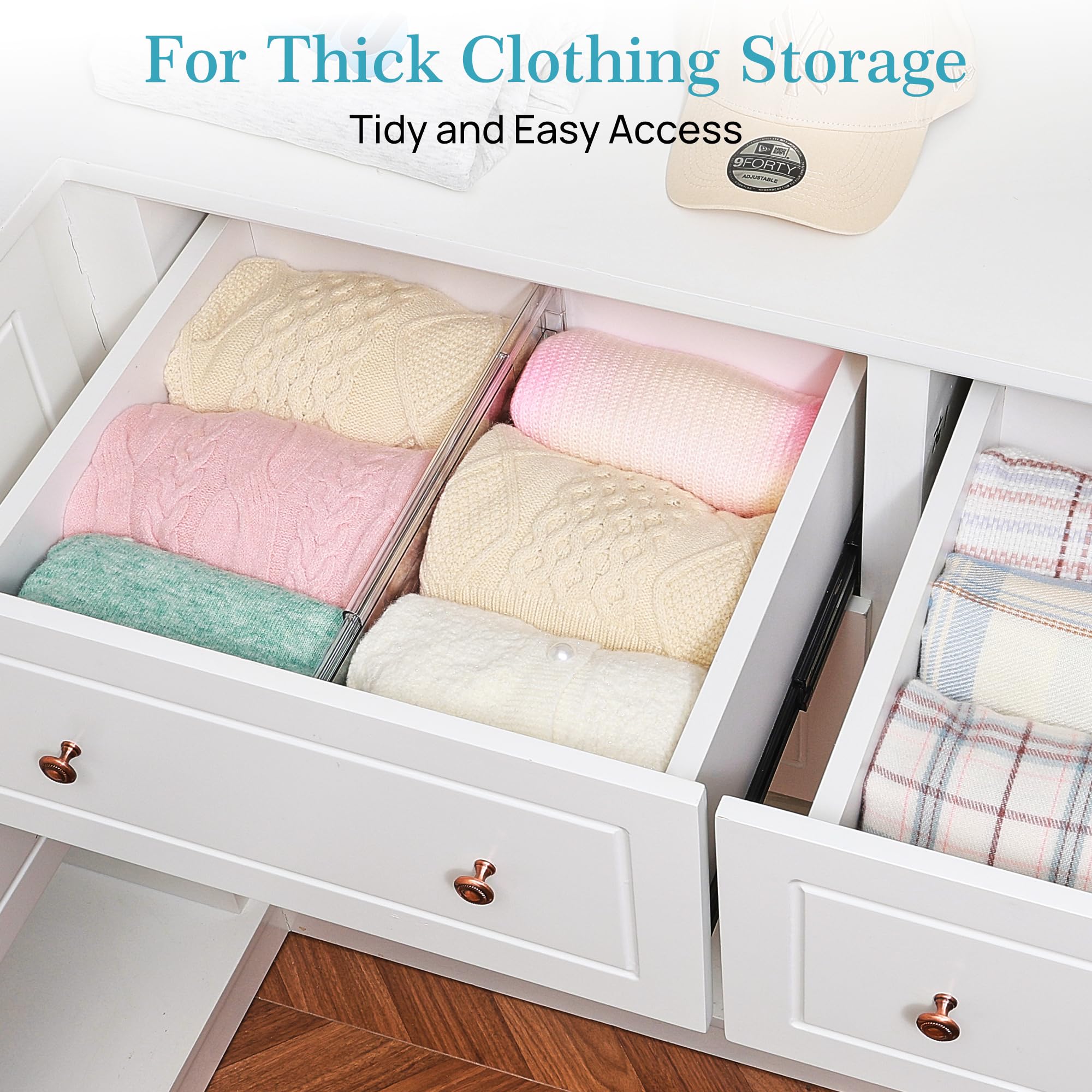 6" Tall Upgrade Drawer Dividers (8 Count)