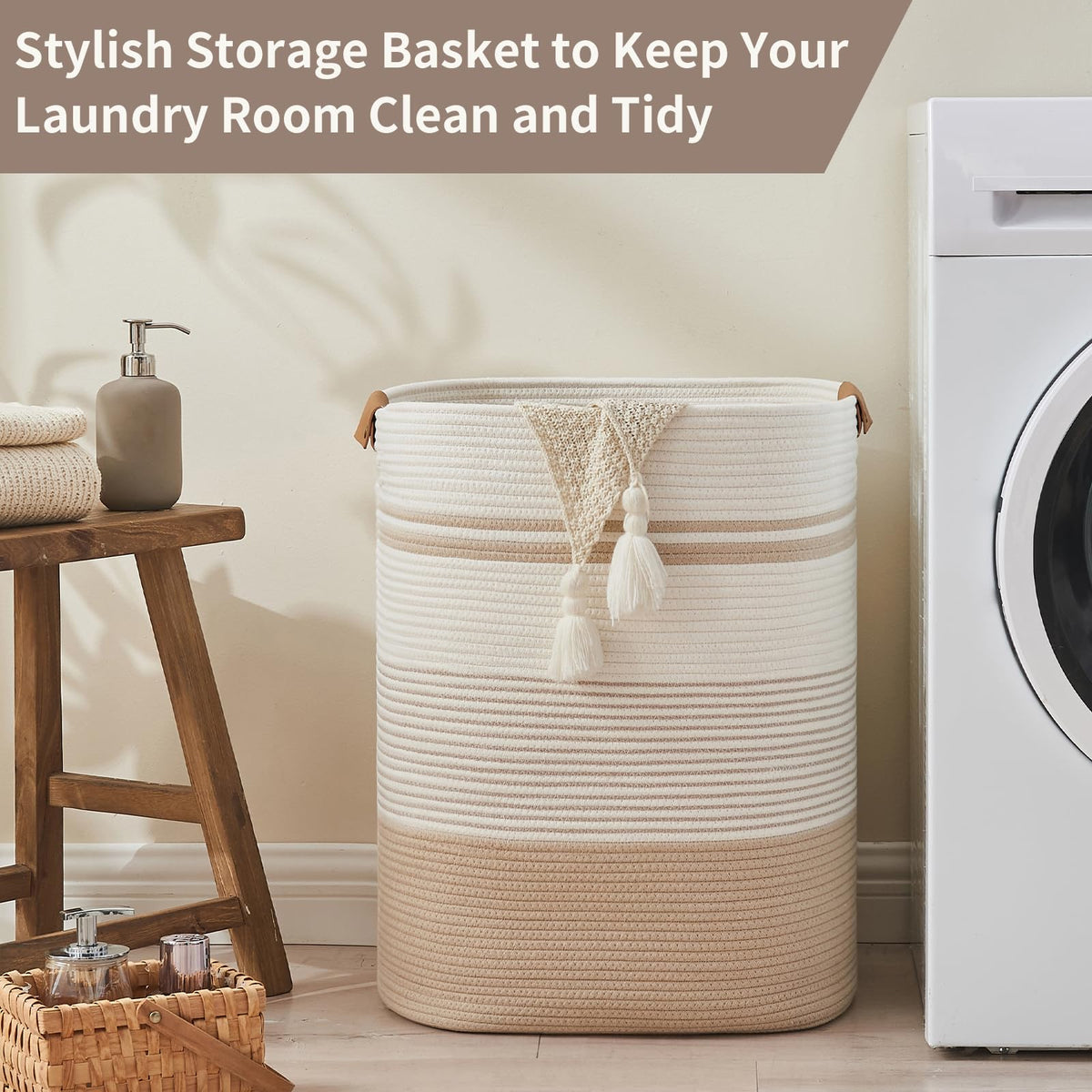 Laundry Basket with Handles
