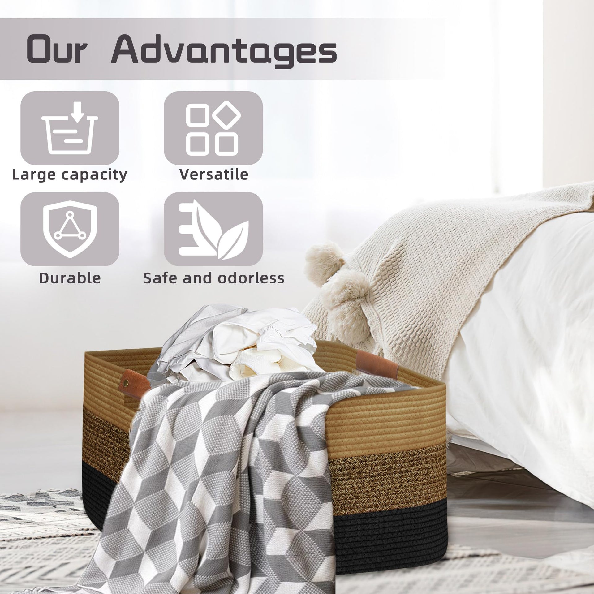 Large Collapsible Laundry Basket