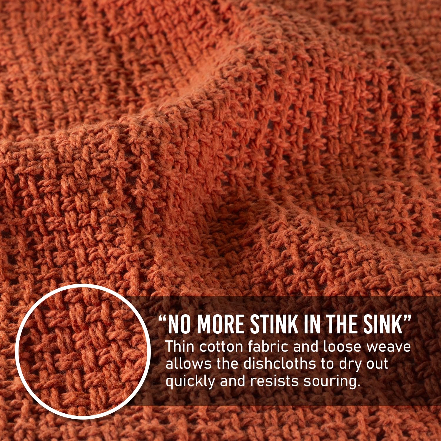 Old Fashion 100% Cotton Dishcloths (4 Count)