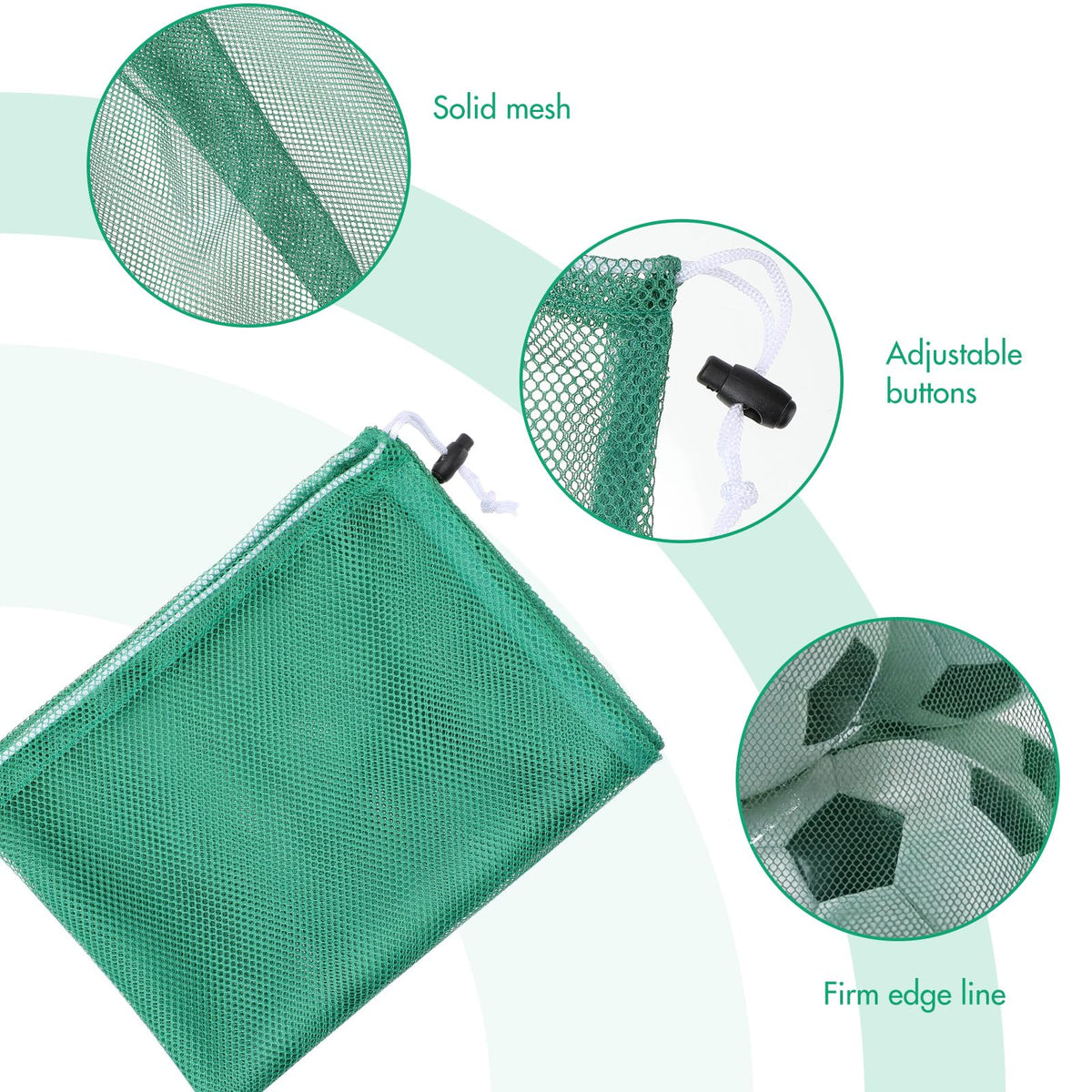30 Pack Large Mesh Laundry Bags (30 Count)