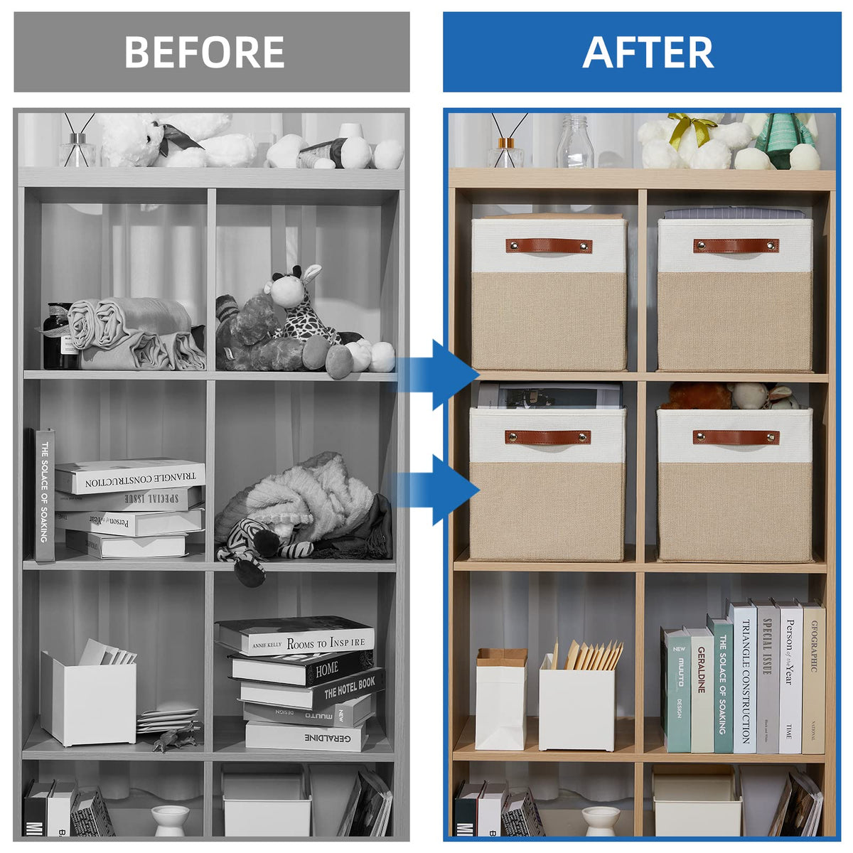 Fabric Storage Cubes Bins