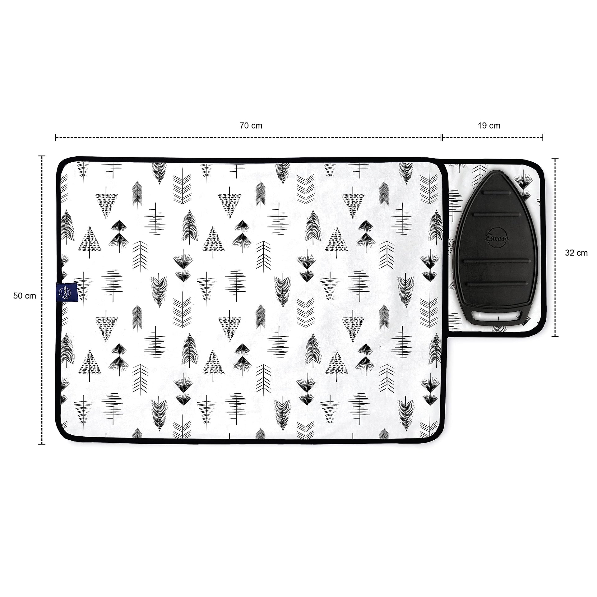 Ironing Mat Heat Resistant Pad 28"x20" Black Arrow