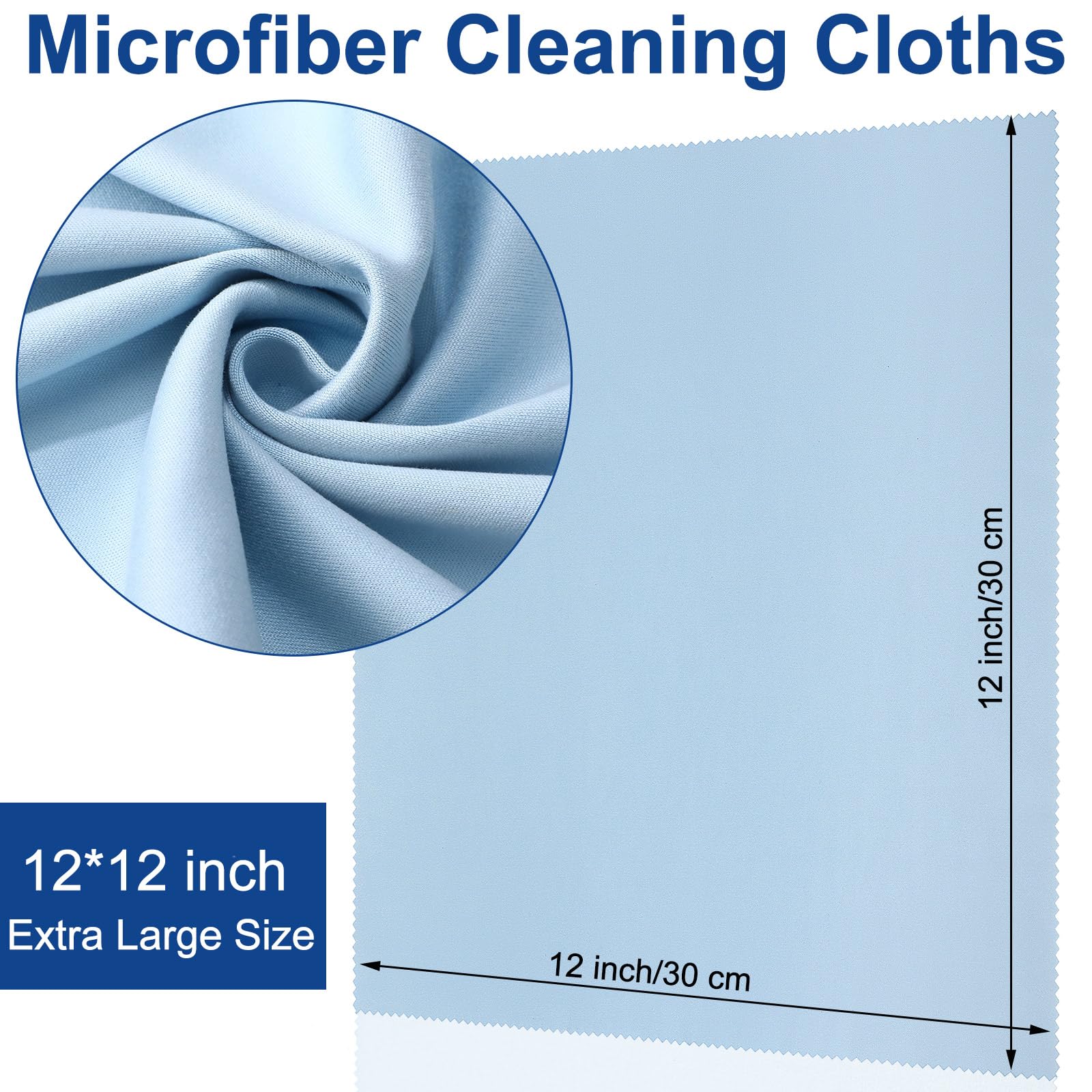 12 Pack Microfiber Cleaning Cloth