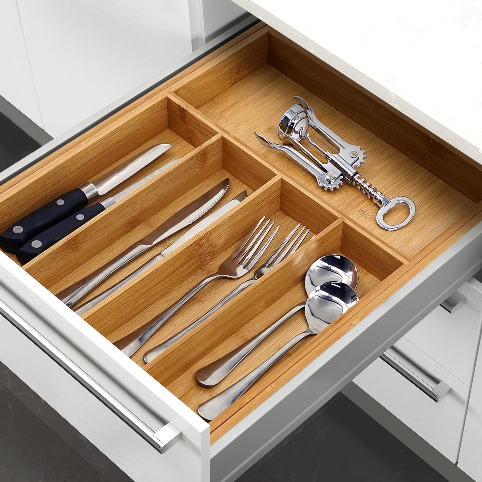 Bamboo Drawer Organizer