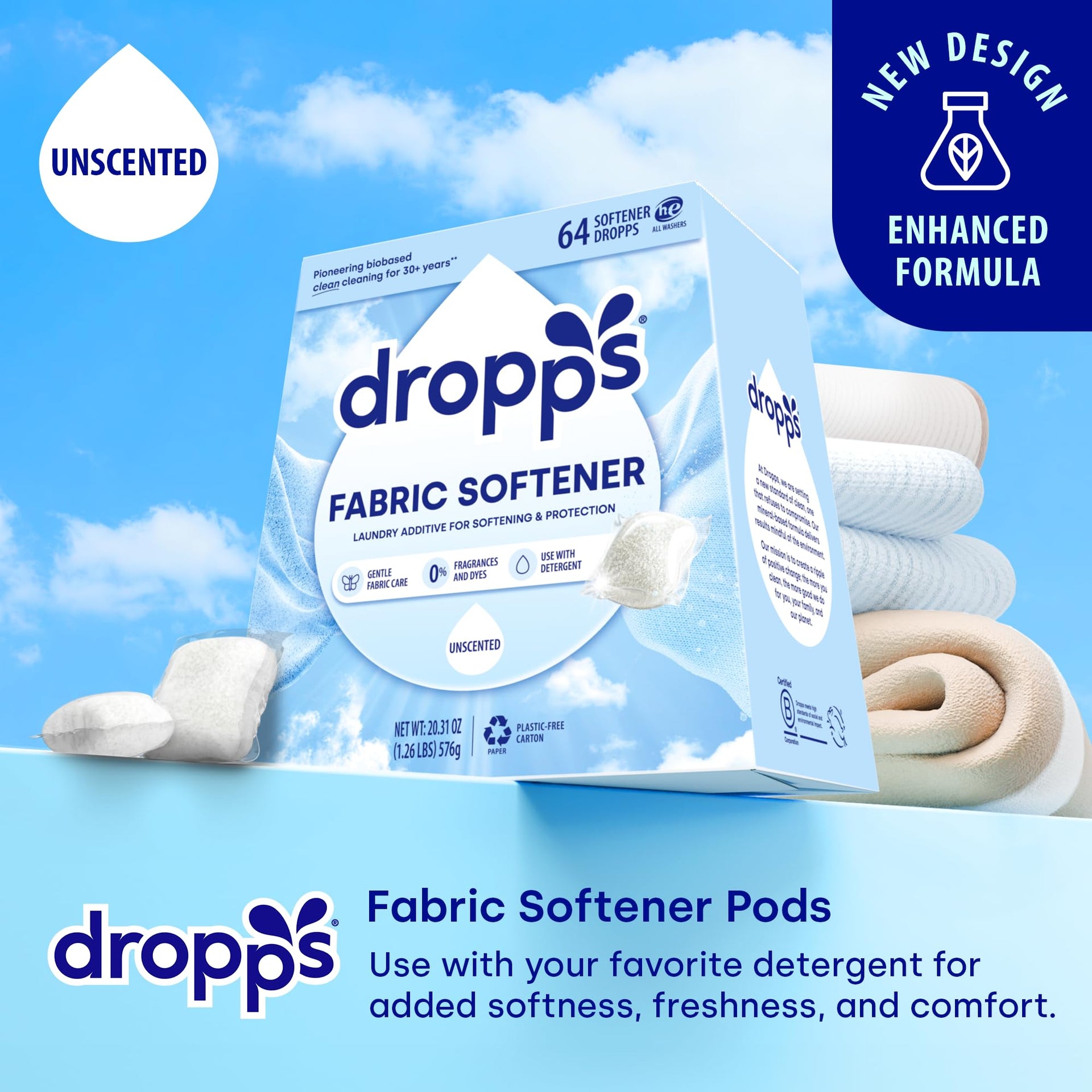 Fabric Softener Pods (64 Count)
