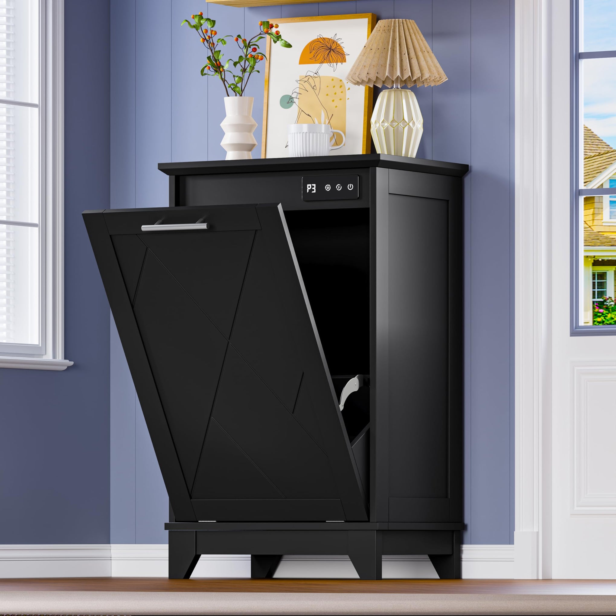 Tilt Out Trash Can Cabinet