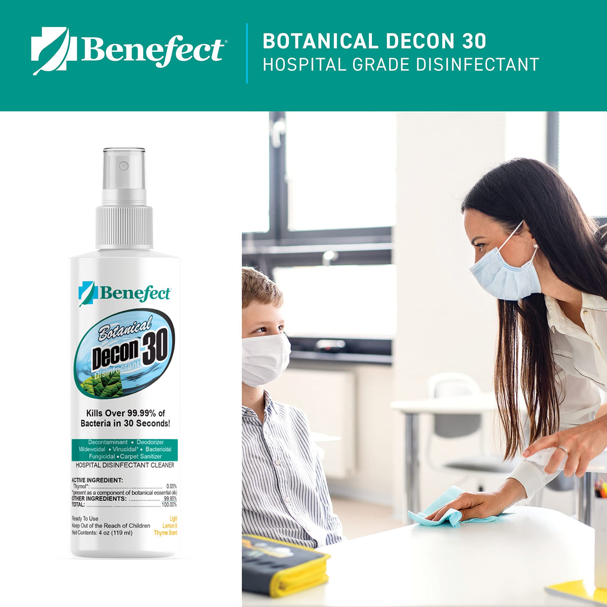 Botanical Decon 30 Disinfectant Cleaner (4 Fl Oz)
