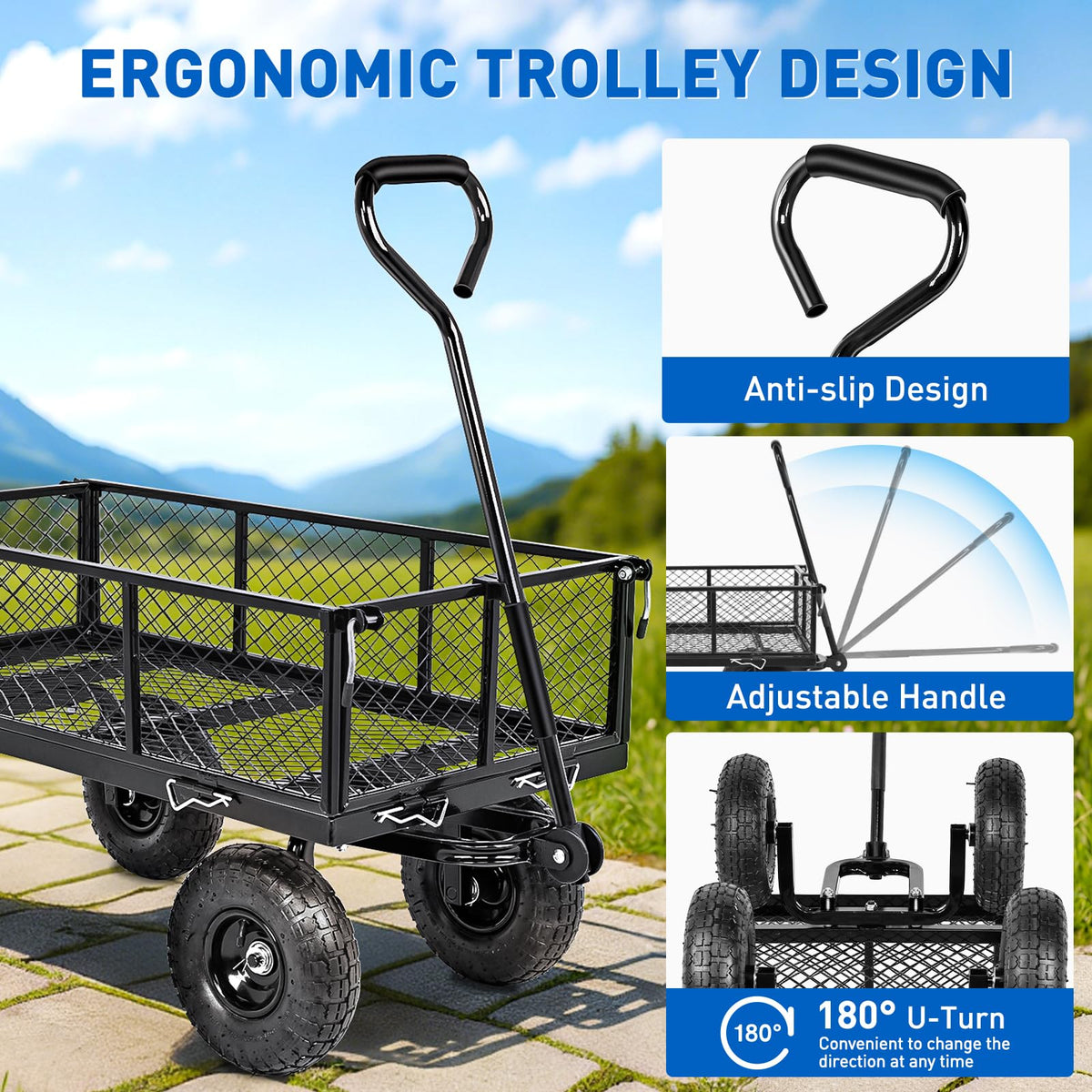 Steel Garden Carts
