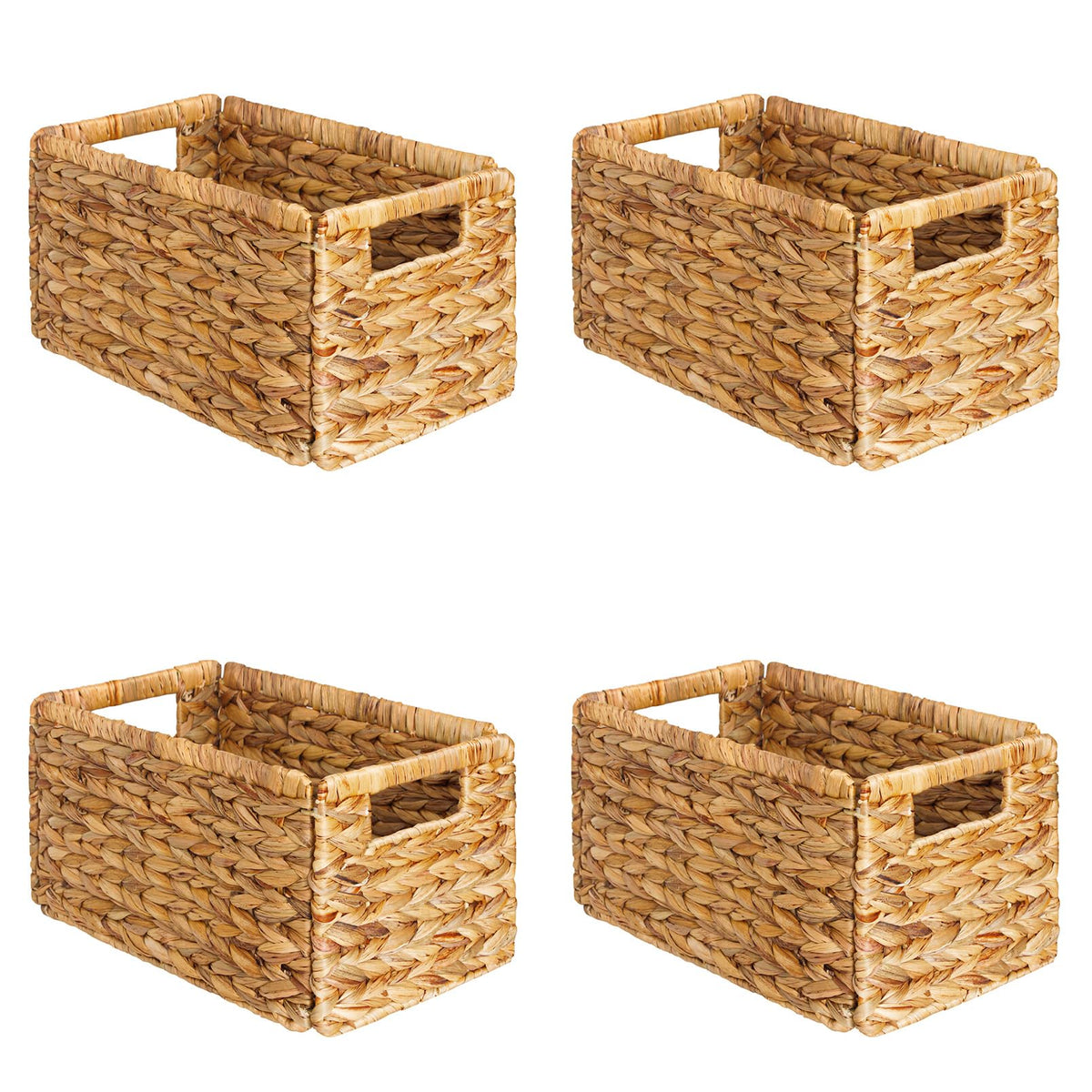4 Pack Wicker Basket (4 Count)