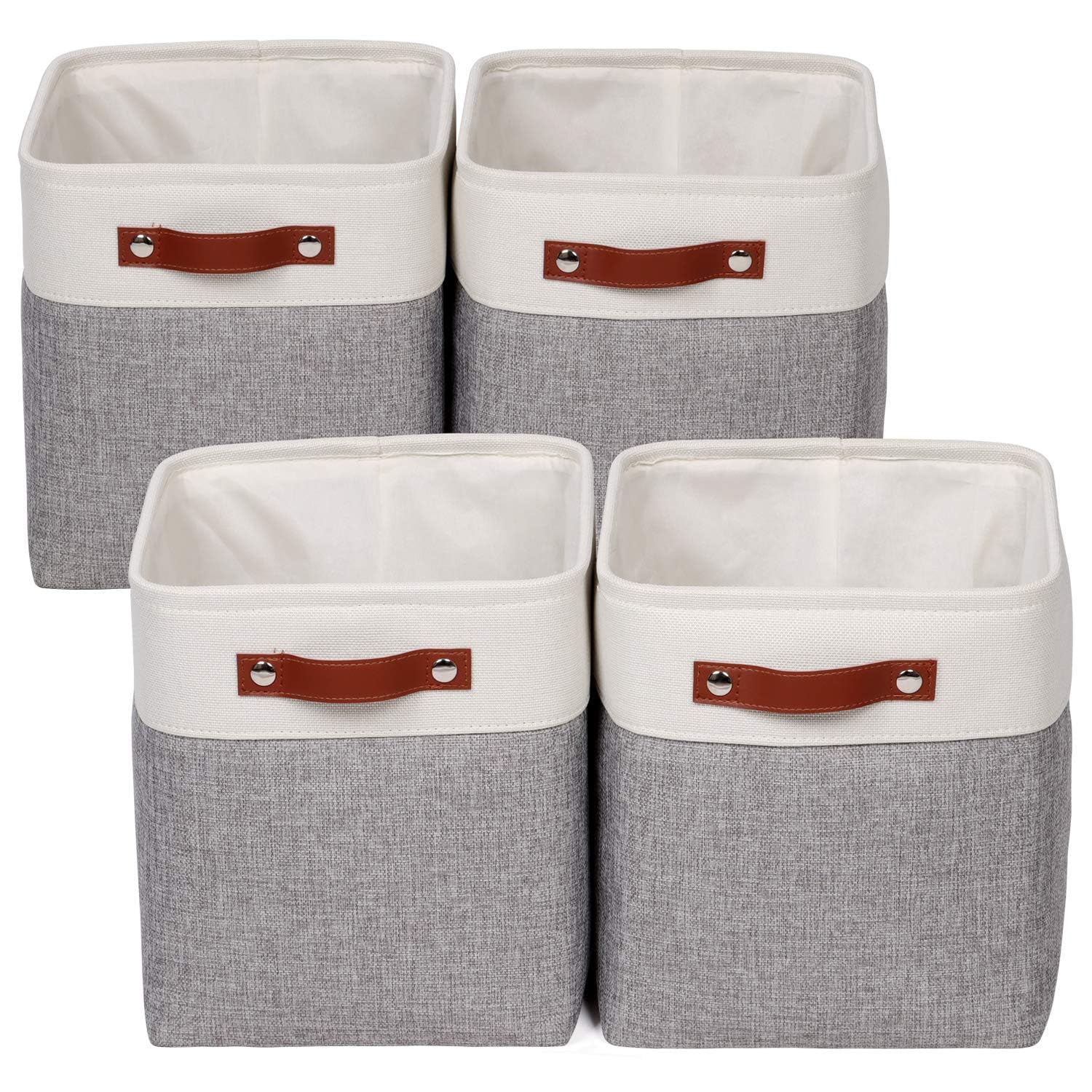 Fabric Cube Storage Bins (4 Count)