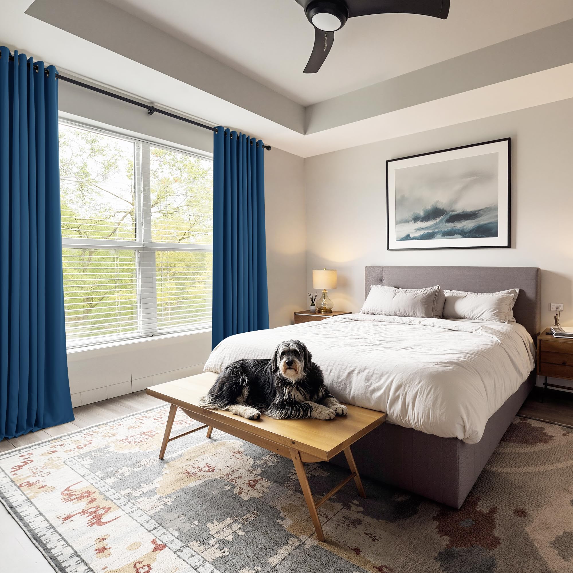 Small Blackout Curtains for Bedroom (2 Count)