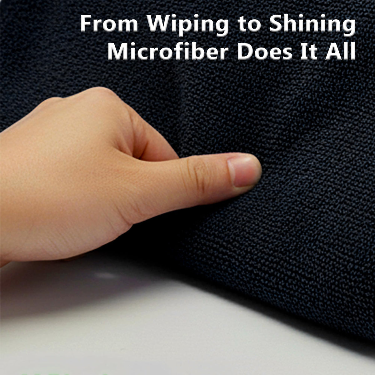 Black Microfiber Cleaning Towels (36 Count)