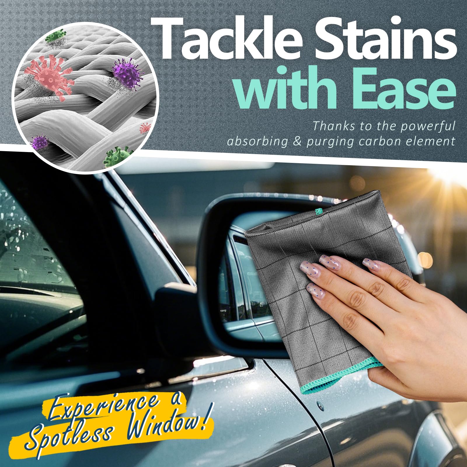 Glass Polishing Streak Free Miracle Cleaning Cloth