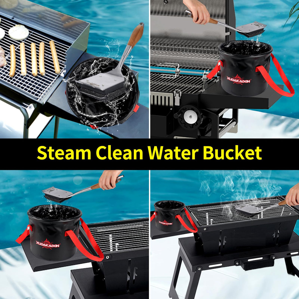 Grill Brush Dunk Tank
