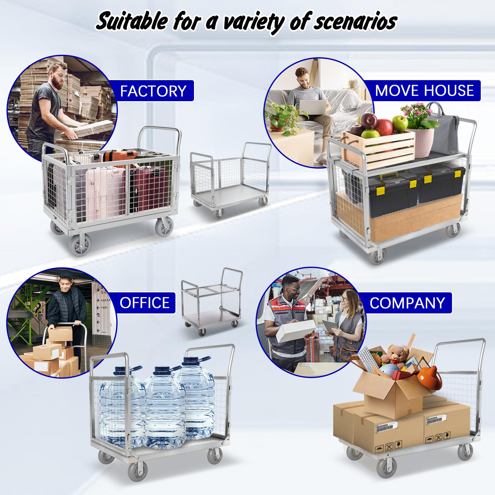 Platform Truck with Cage