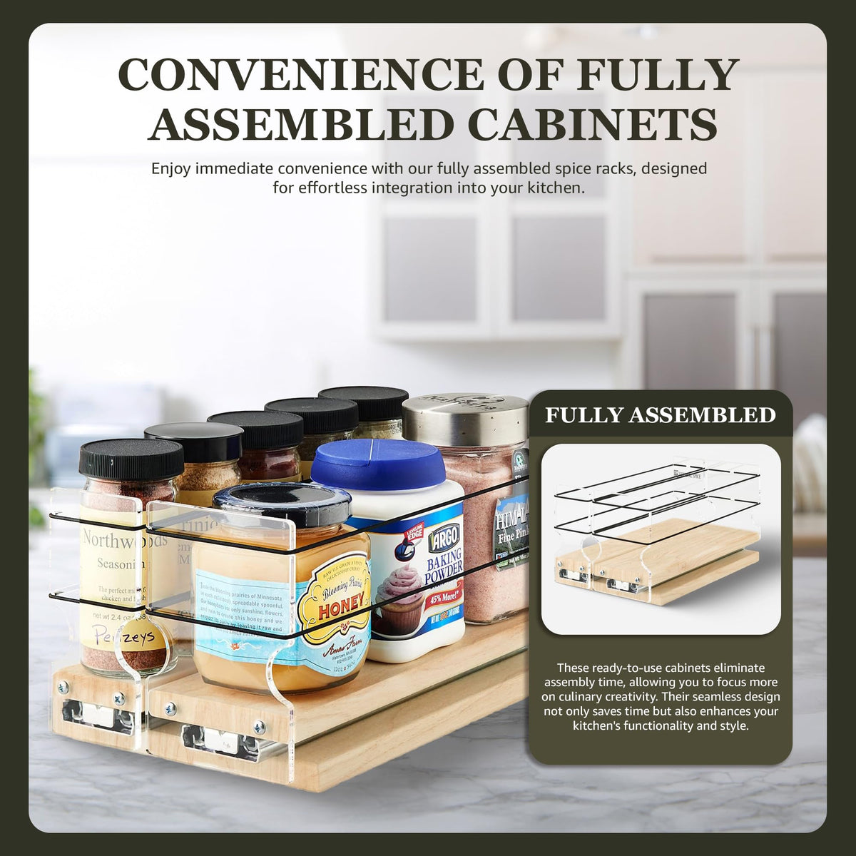 Combo Spice Rack Drawer