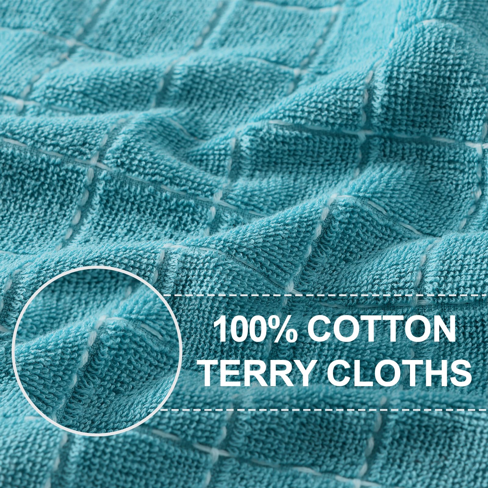 100% Cotton Terry Kitchen Towels (12 Count)